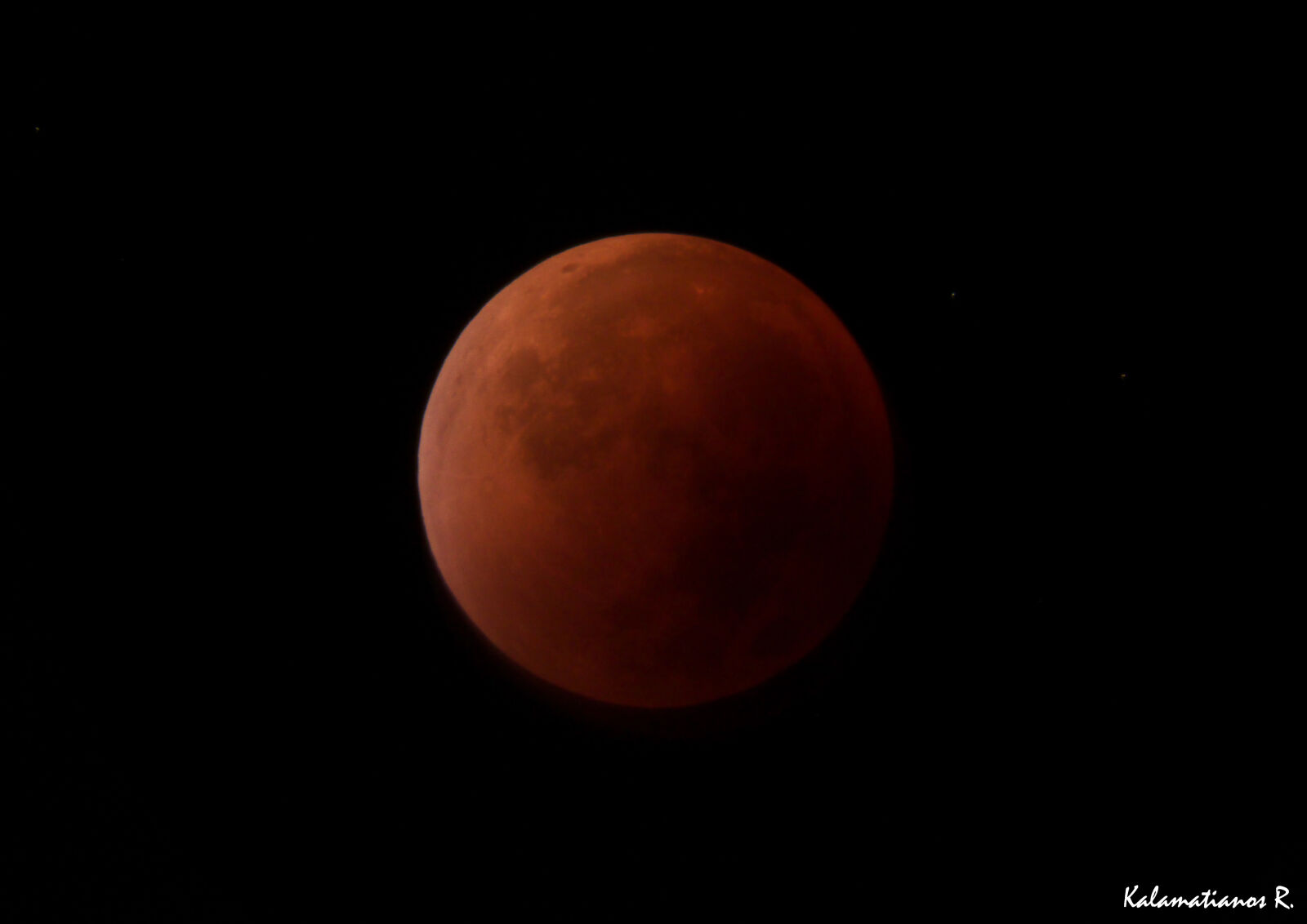 Fujifilm FinePix S1 sample photo. Blood, moon, eclipse, full photography
