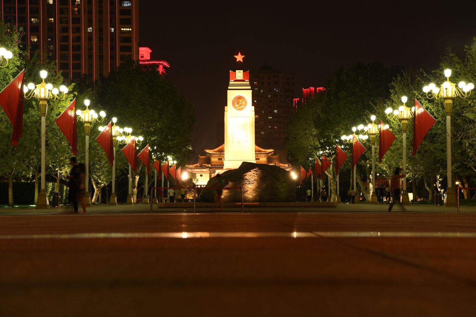 Nikon D850 sample photo. Monument, night, city photography