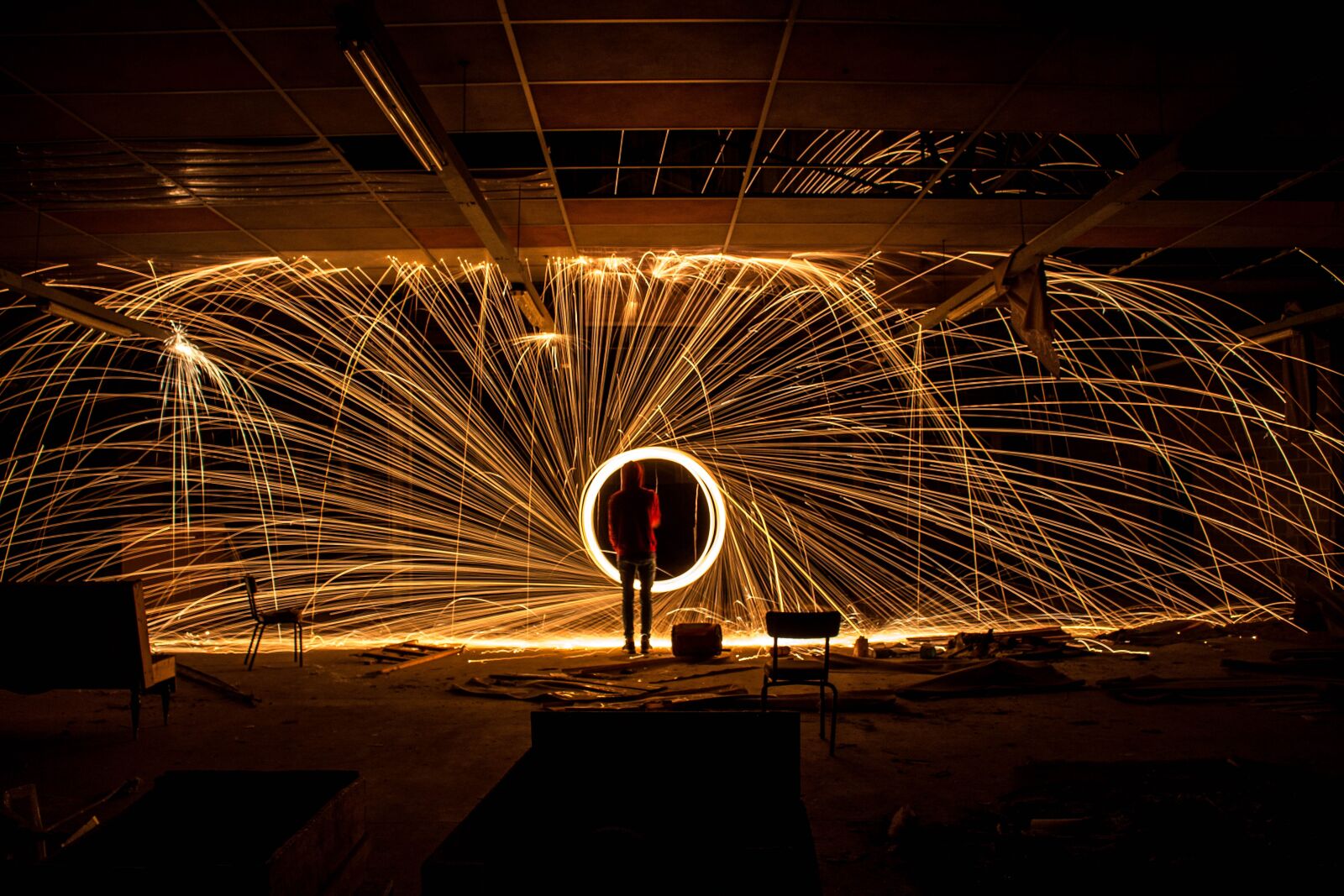 Canon EOS 700D (EOS Rebel T5i / EOS Kiss X7i) sample photo. Urbex, exposition, fire photography