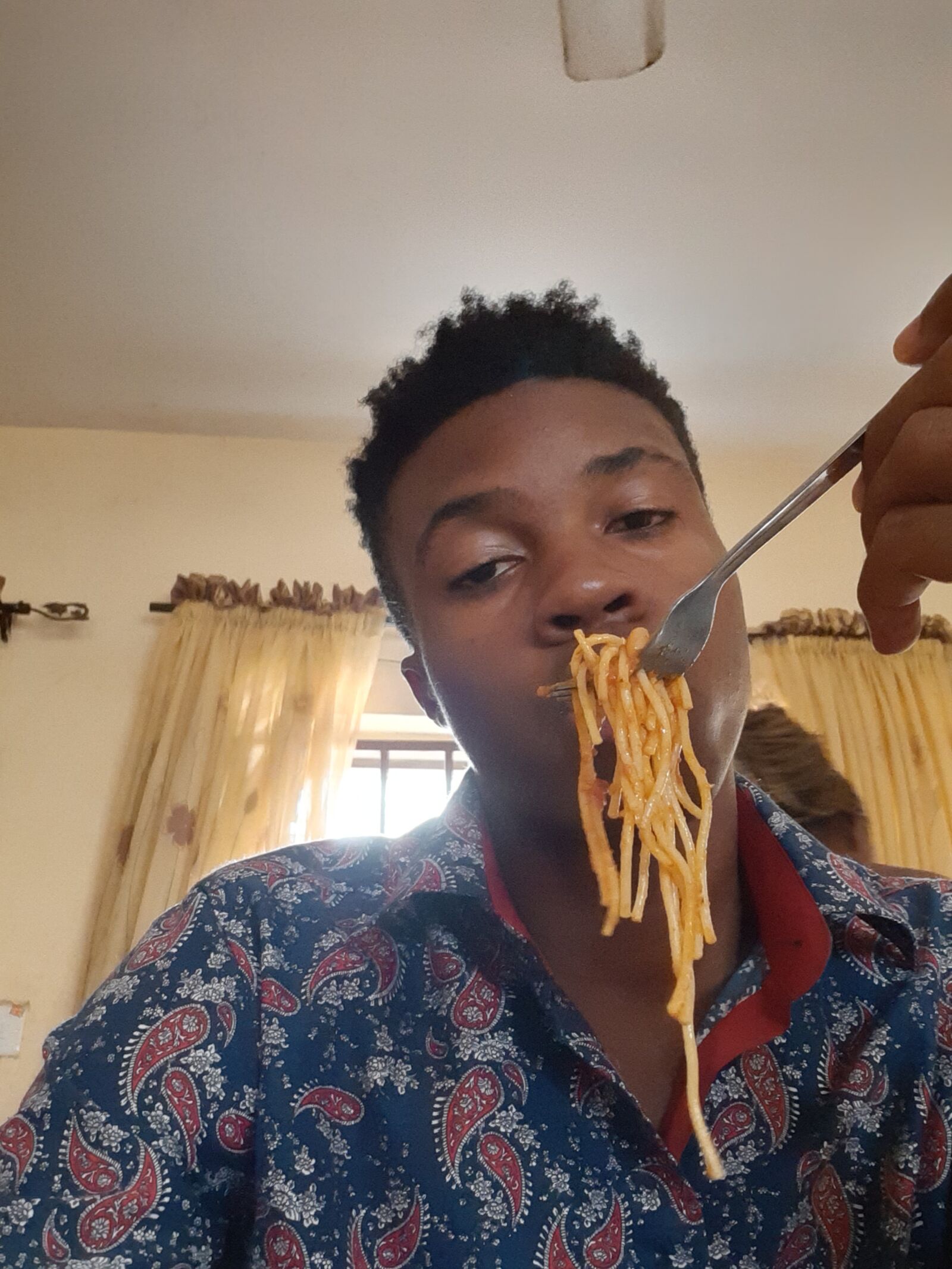 Samsung Galaxy A50 sample photo. Pasta, too, good photography