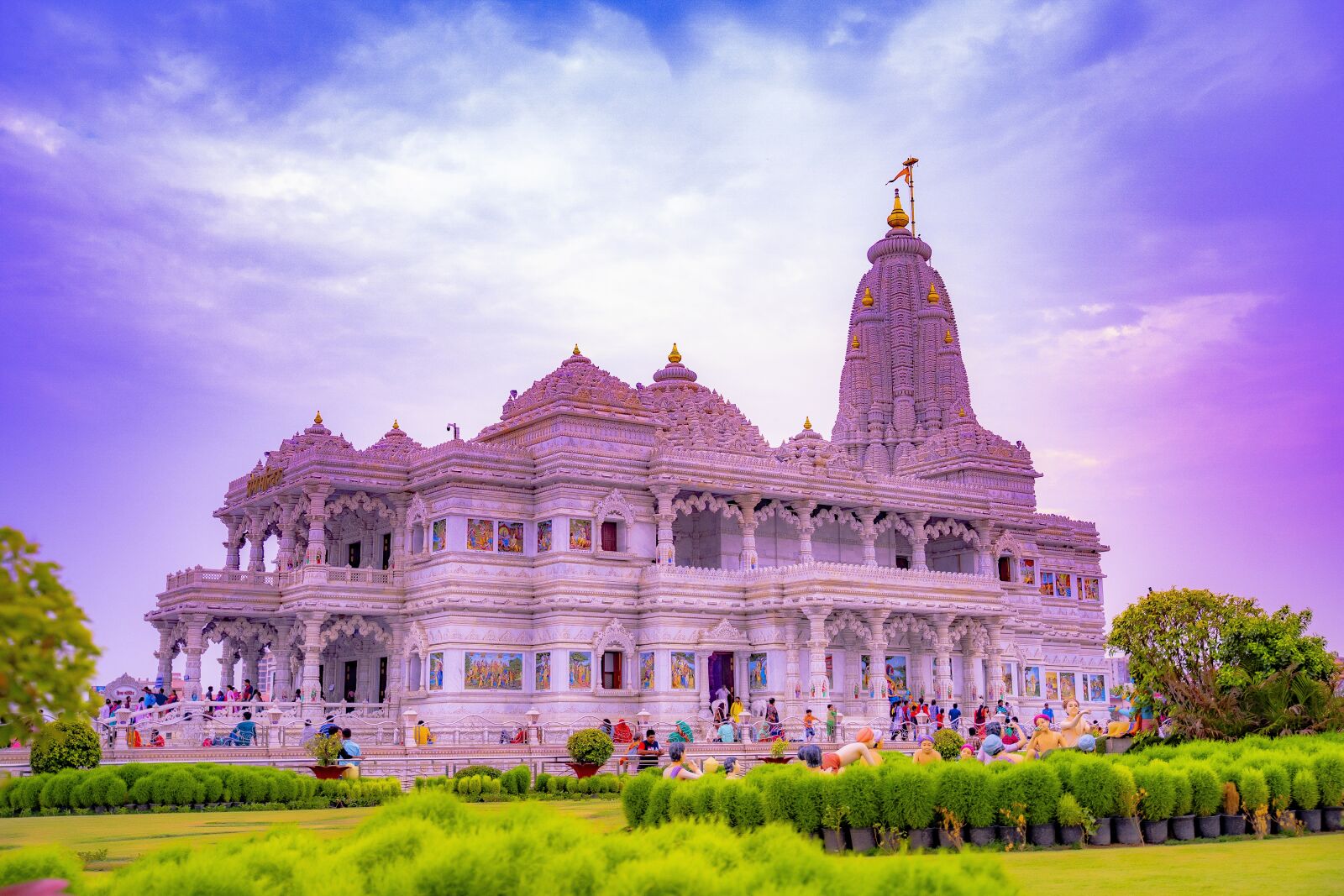Sony a7 III + Tamron 28-75mm F2.8 Di III RXD sample photo. Indian temple, vrindavan, mathura photography