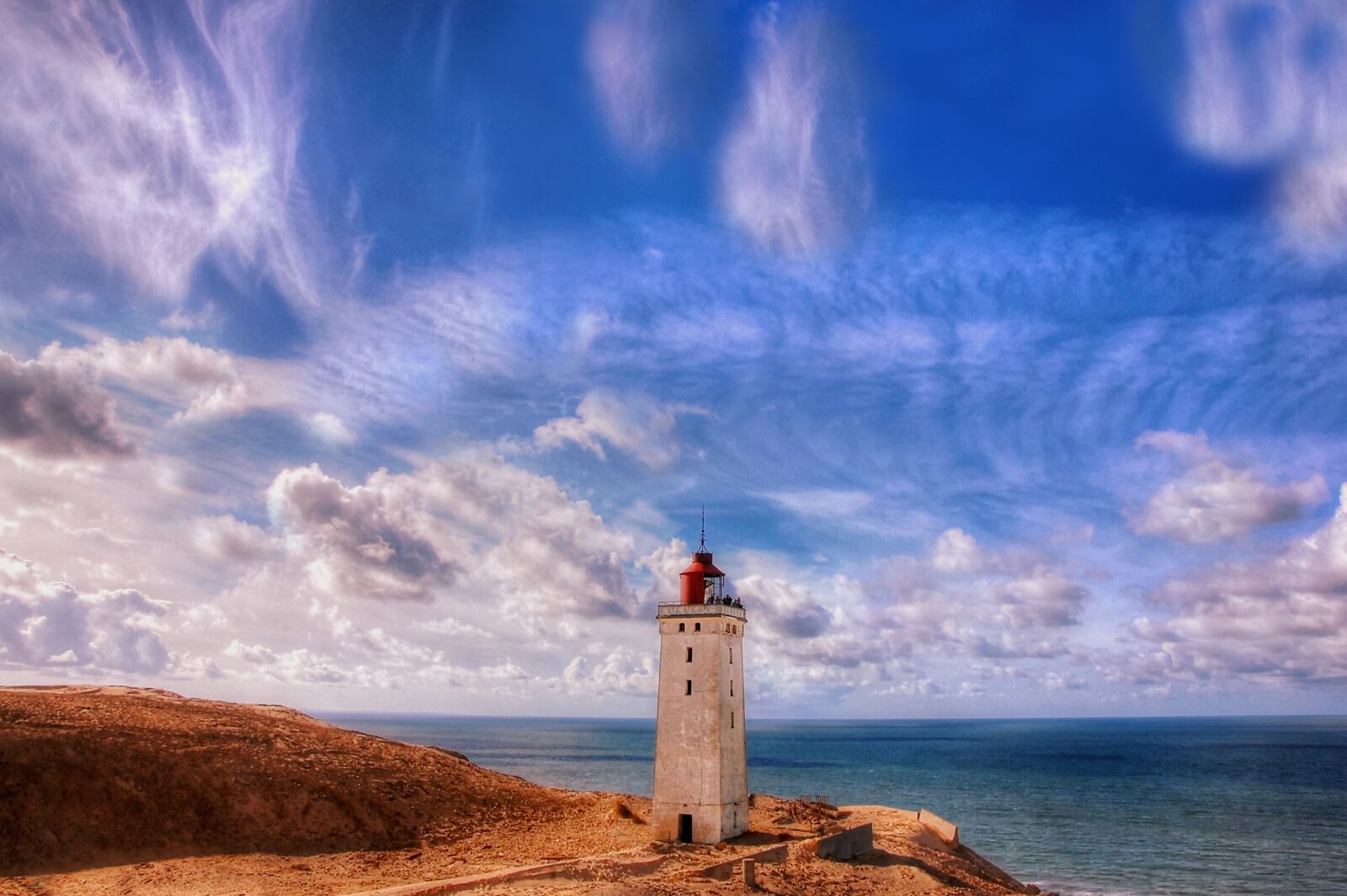 Nikon D40 sample photo. Rudbjerg knude, lighthouse, denmark photography