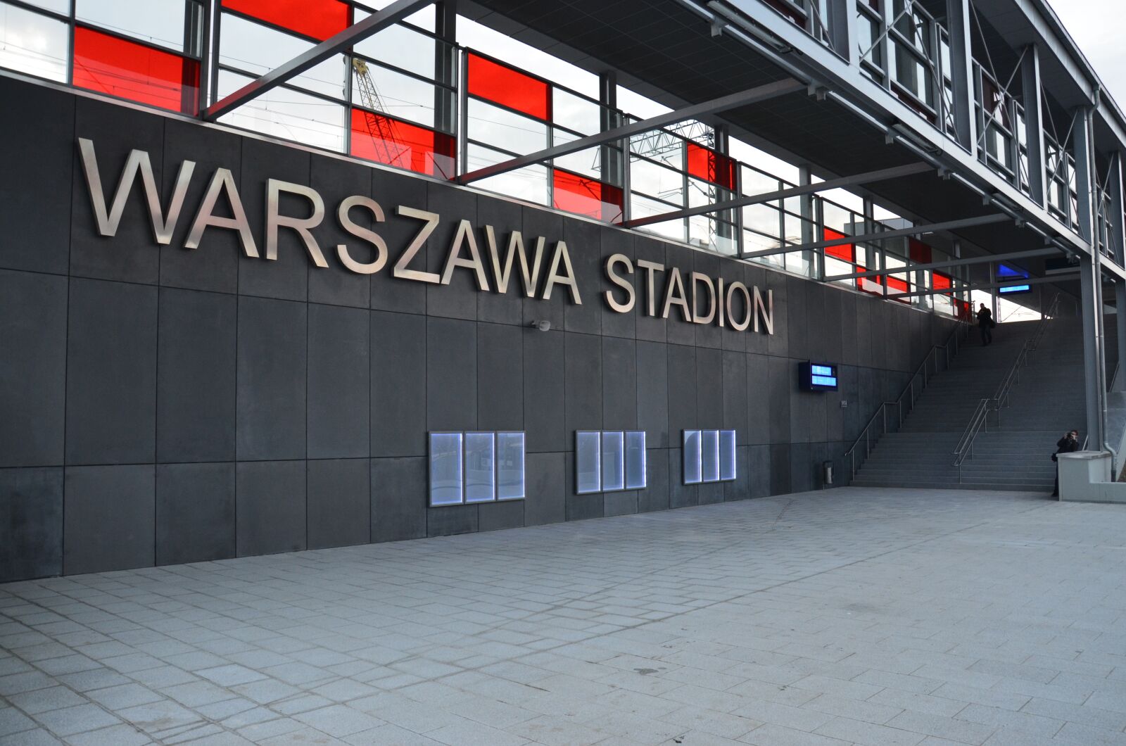 Nikon D5100 sample photo. Warsaw, railway station, stadion photography
