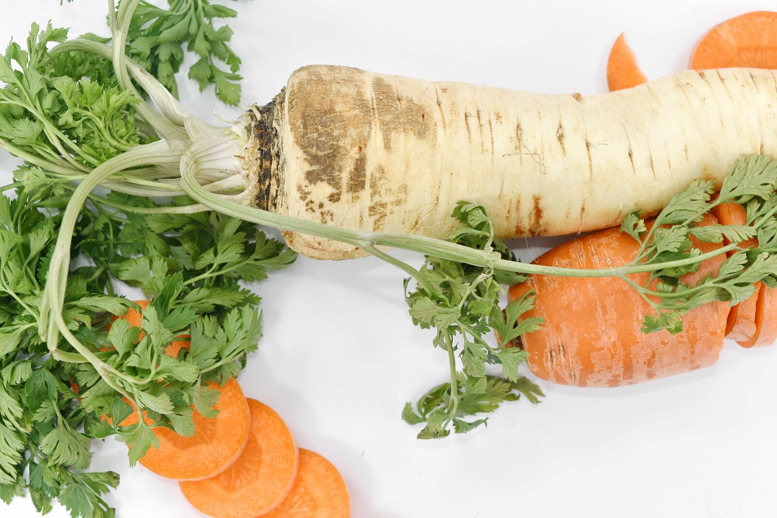 Nikon D5500 sample photo. Carrot, organic, parsley, vegan photography