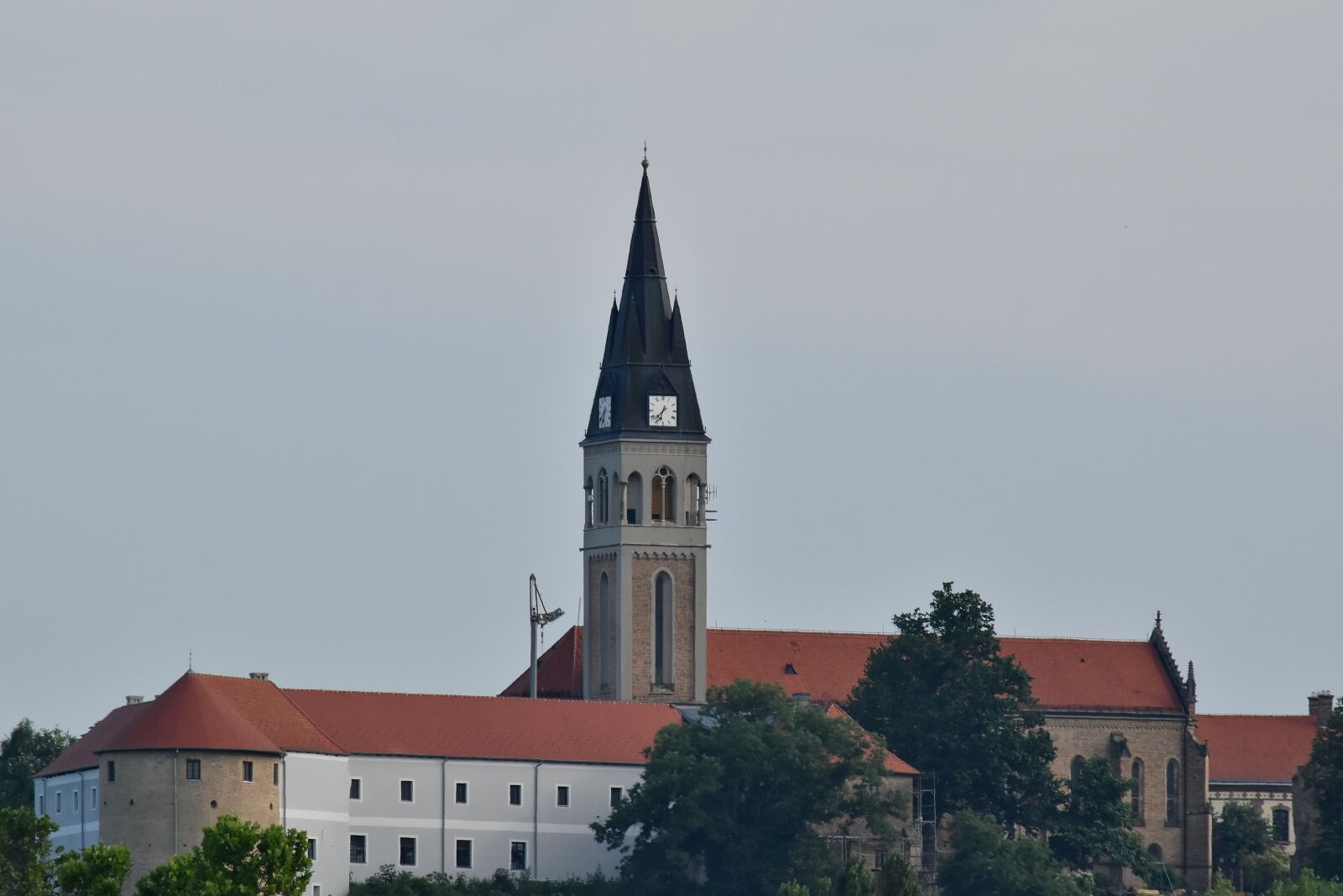 Nikon D5500 sample photo. Castle, church tower, croatia photography