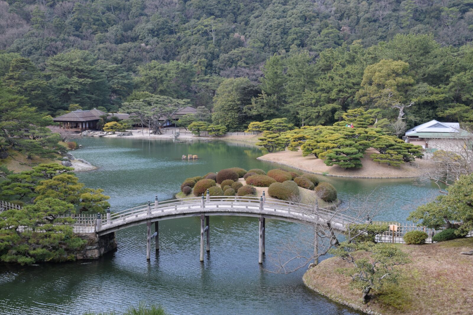Nikon D5300 sample photo. Ritsurin garden, shikoku, garden photography