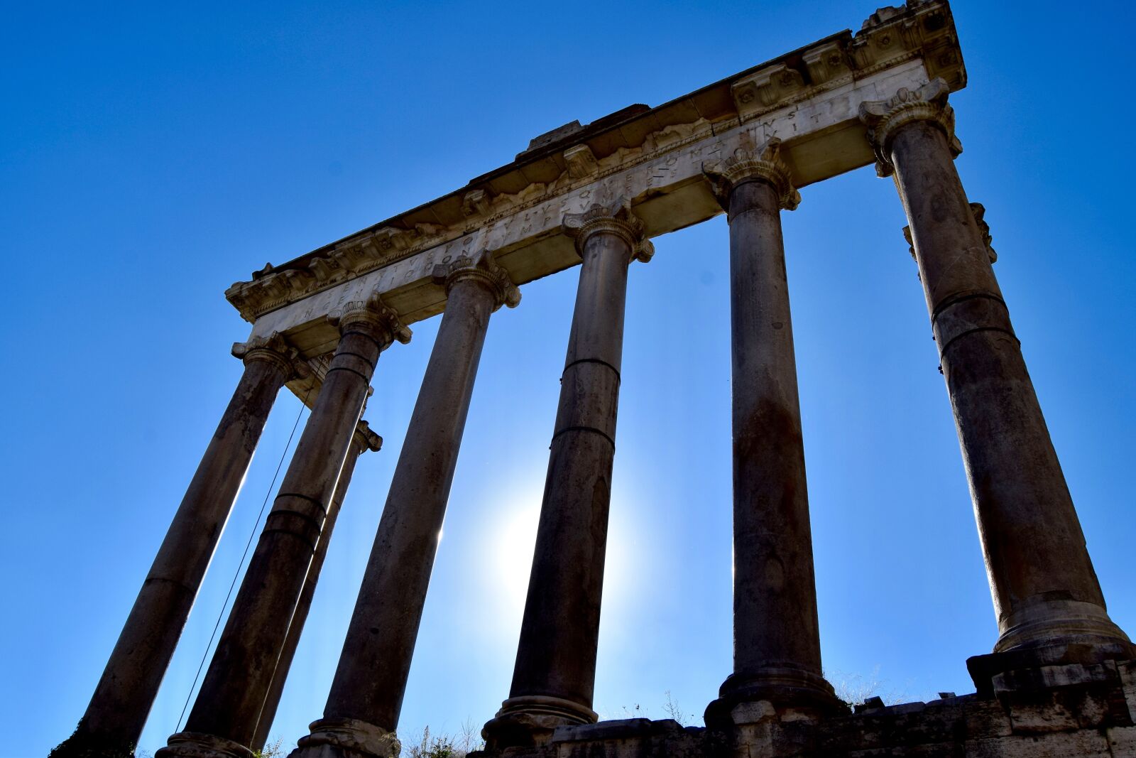 Nikon D3300 sample photo. Rome, blue, forum photography