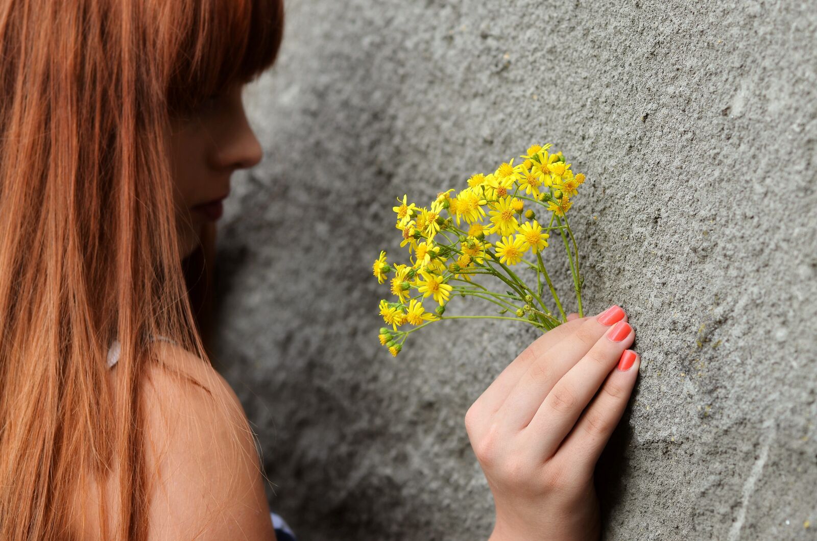 Nikon D7000 sample photo. Girl, flowers, mood photography