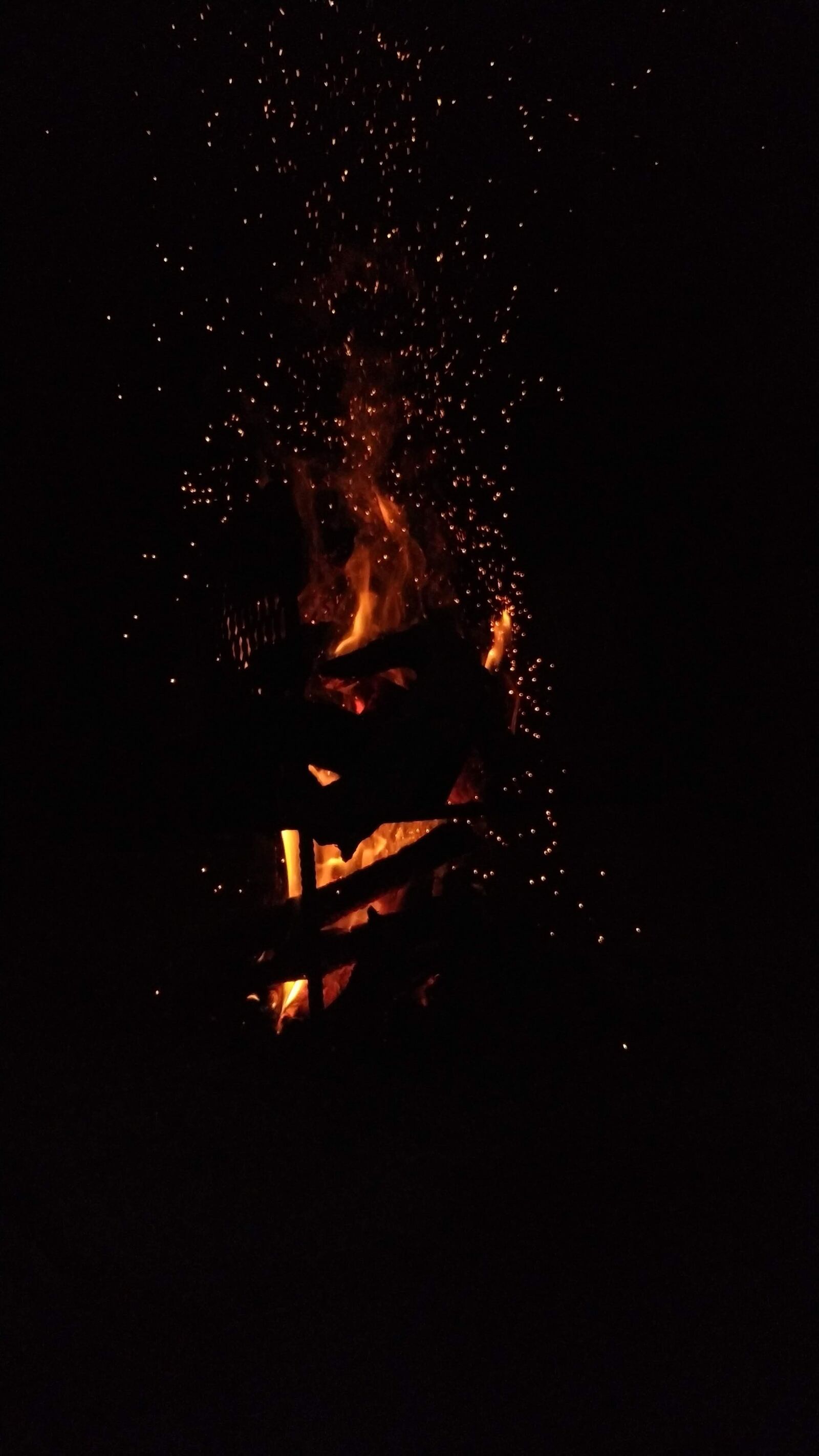 Xiaomi Redmi Note 6 Pro sample photo. Fuego, chispas, fireworks photography
