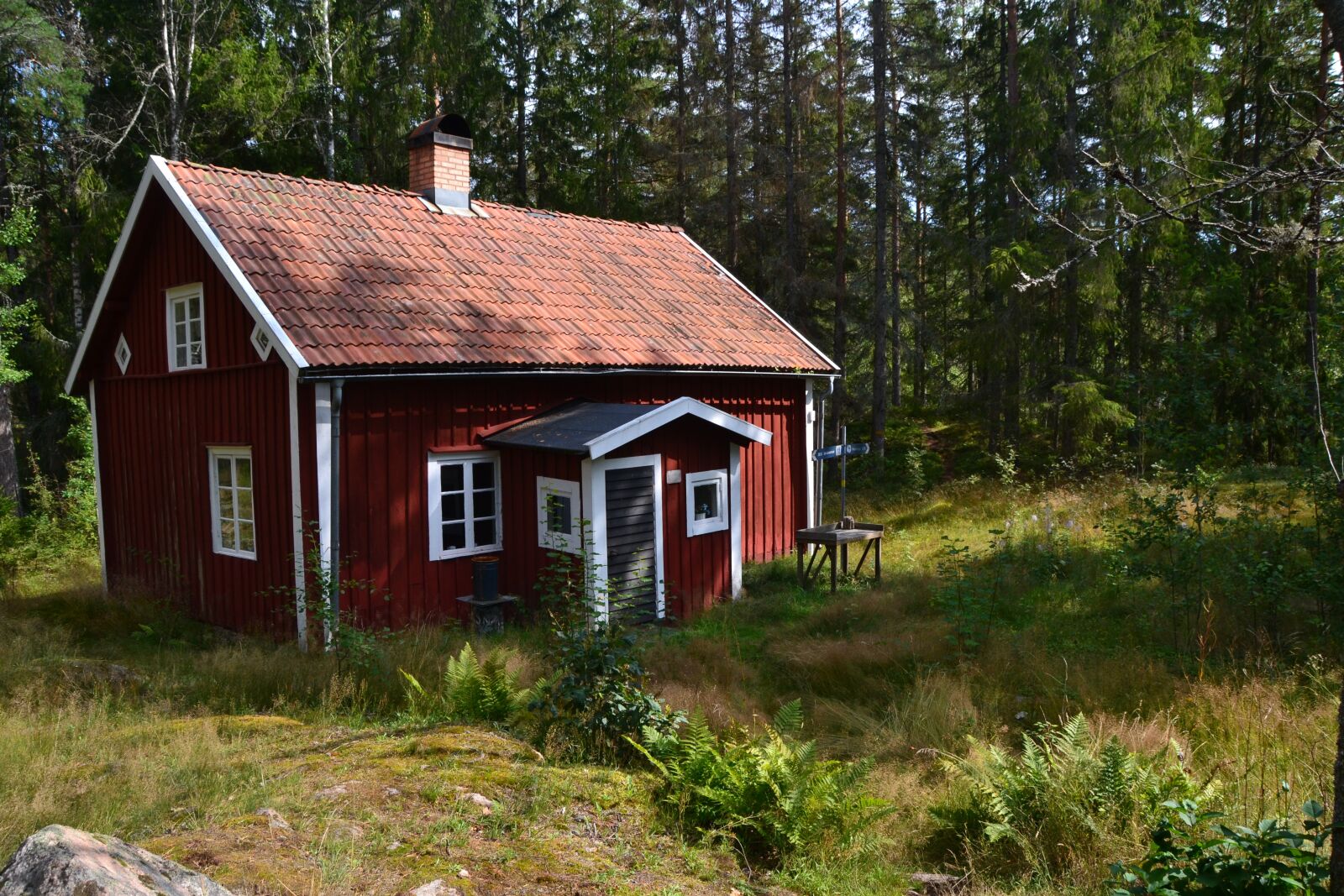 Nikon D3100 sample photo. Ostkustleden, house, hut photography