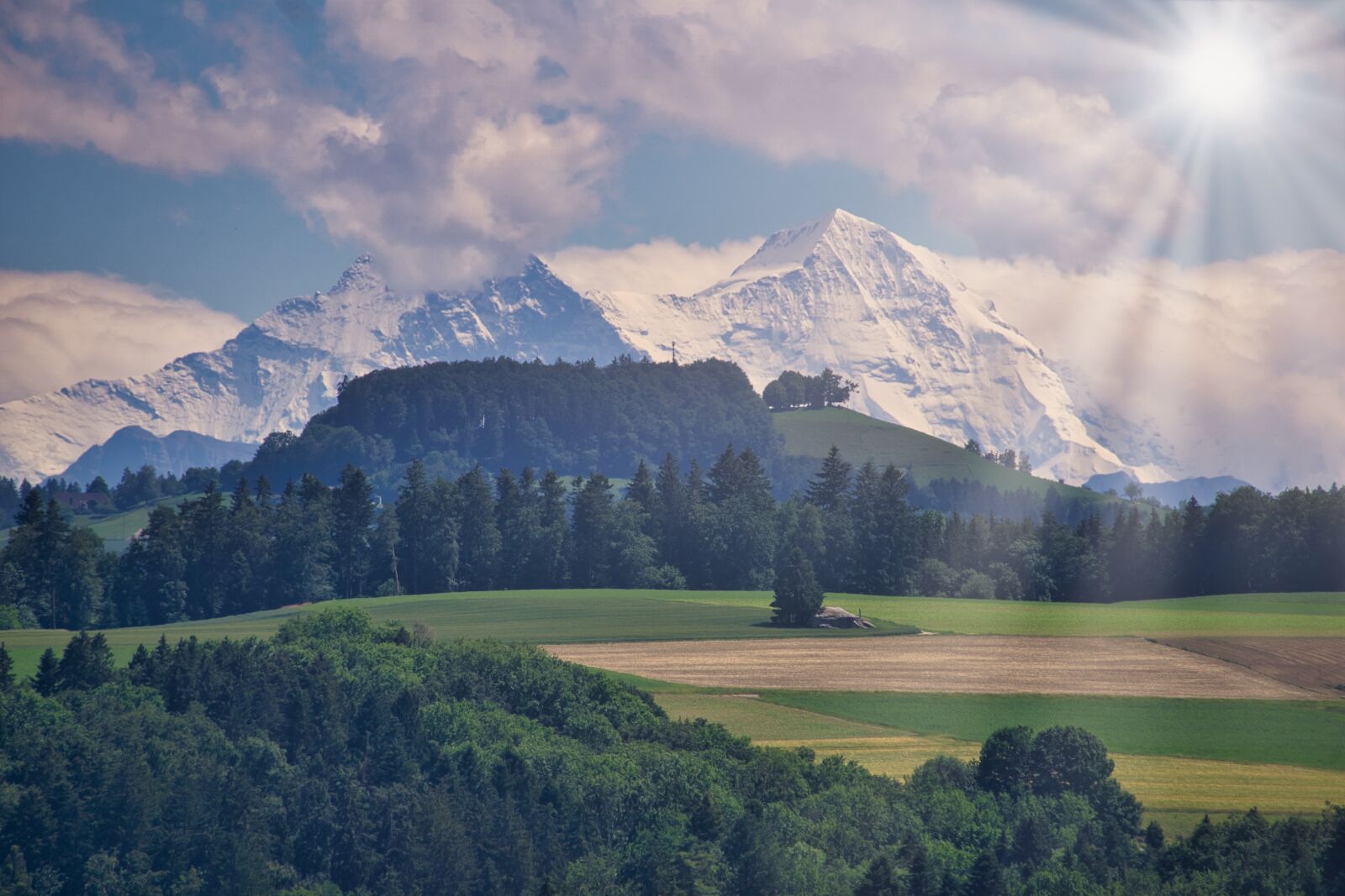 Sony E 70-350mm F4.5-6.3 G OSS sample photo. Alpine, sun, backlighting photography