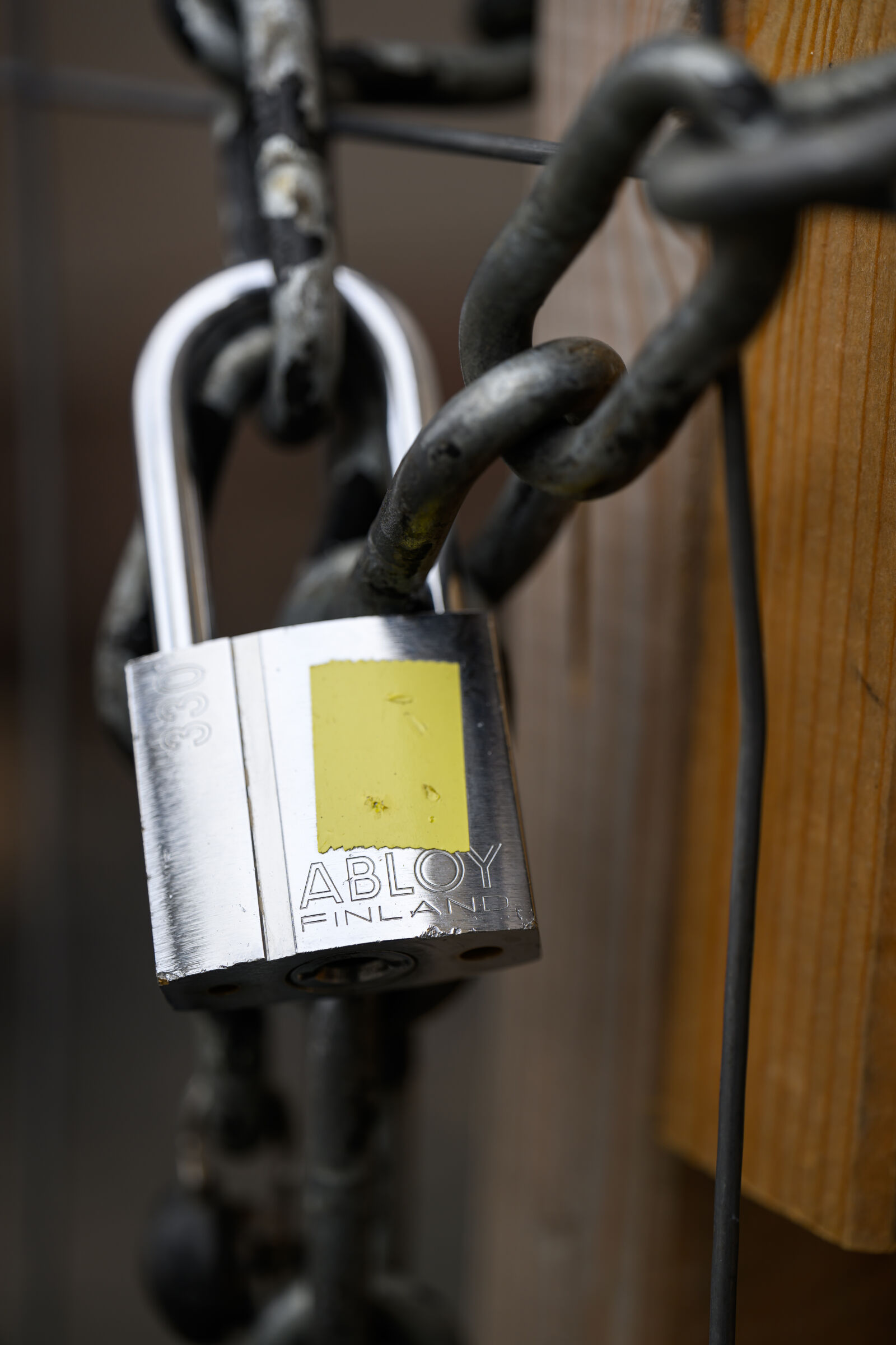 Tamron 90mm F2.8 Di III Macro VXD sample photo. Padlock chain photography
