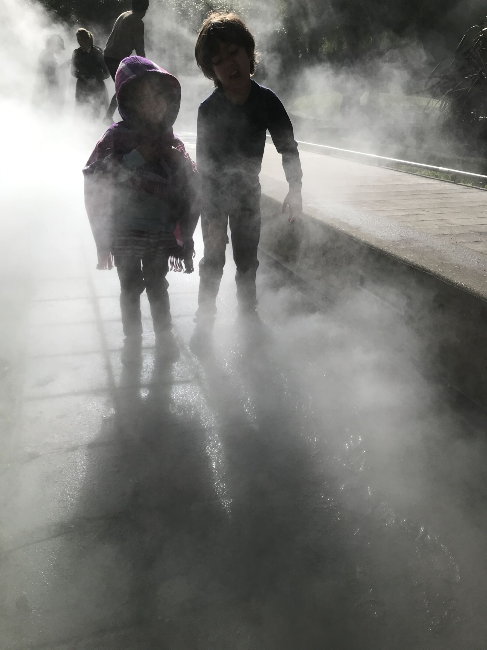 Apple iPhone 7 Plus sample photo. Fog, shadow, light photography