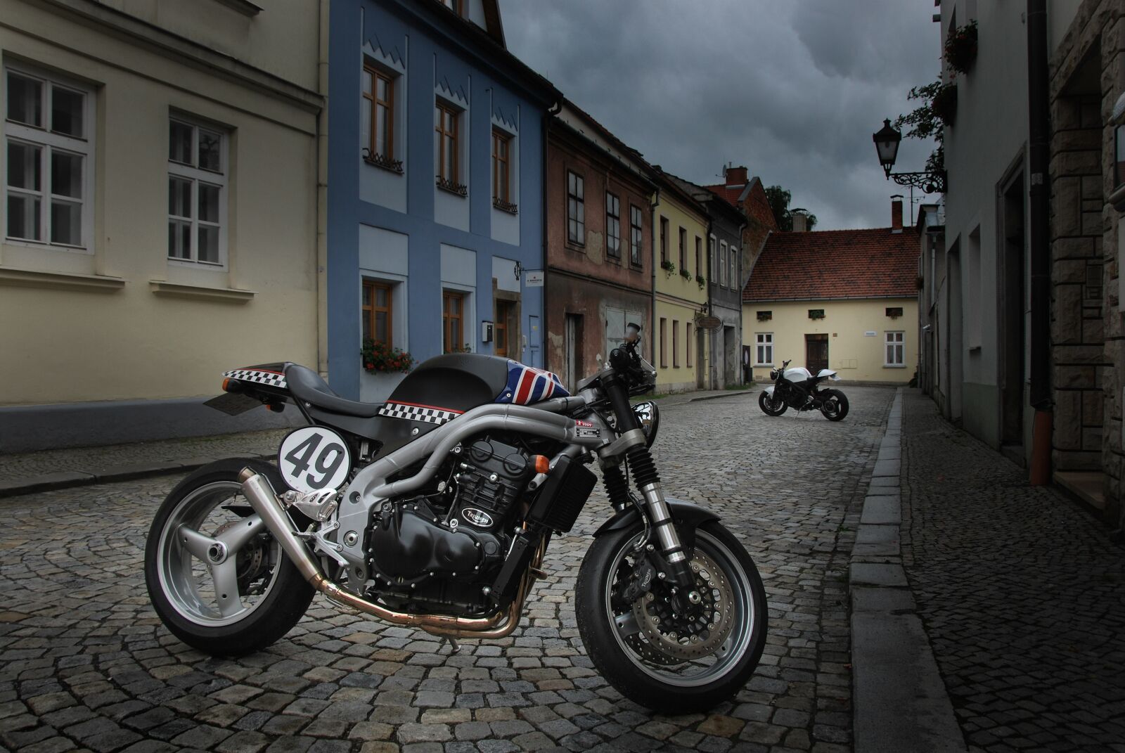 Nikon D60 sample photo. Motorbike, motorcycle, triumph photography