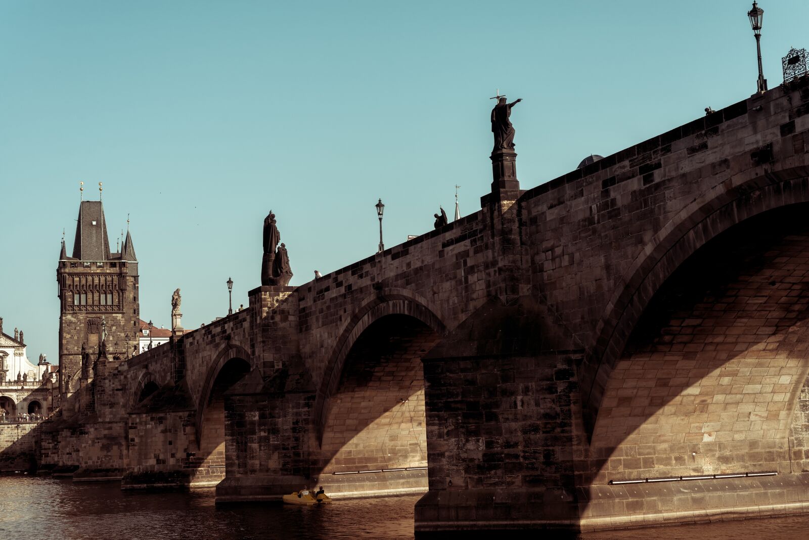 Nikon D800 sample photo. Prague, bridge, river photography