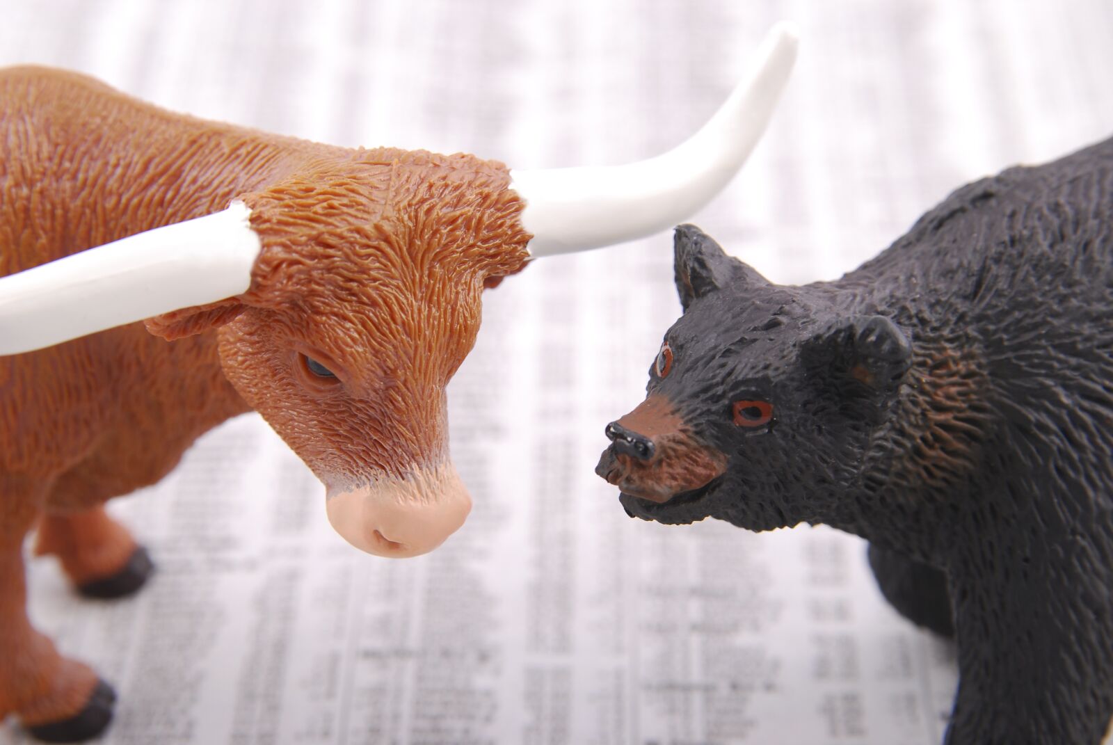 Nikon D40X sample photo. Bull, bear, stock photography
