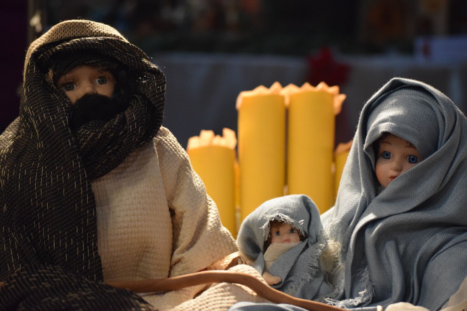Nikon D3300 sample photo. Crib, figurines, jesus photography
