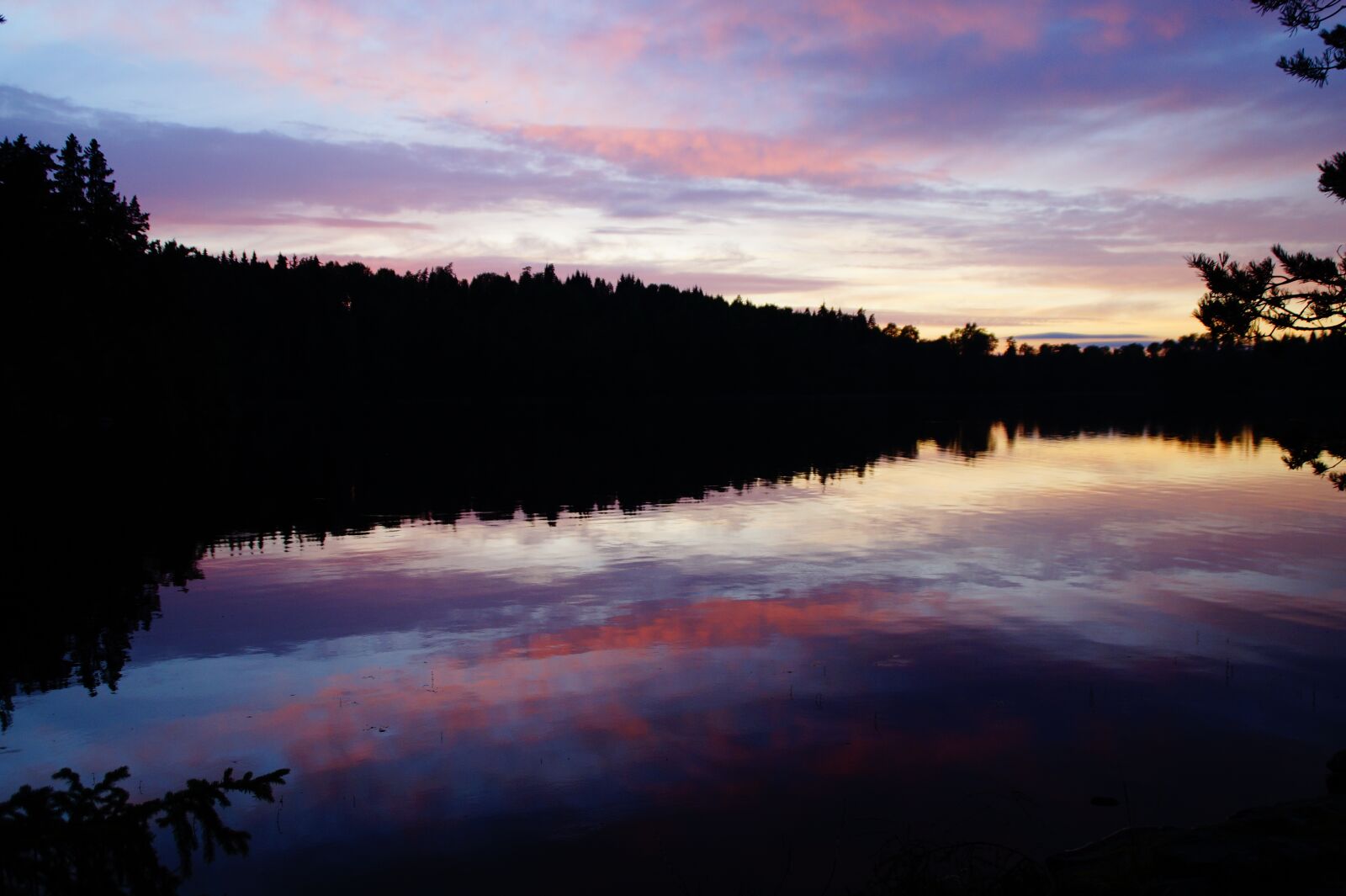 Sony SLT-A58 sample photo. Abendstimmung, sunset, lake photography