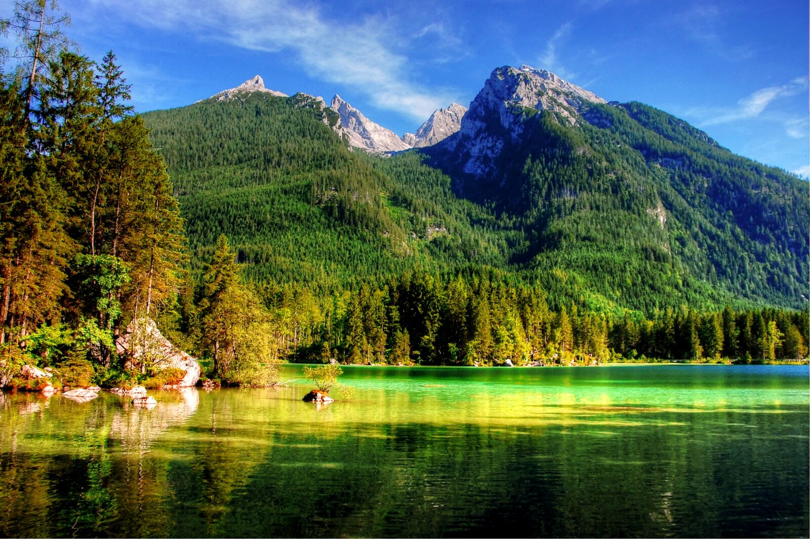 Nikon D40 sample photo. Ramsau, hintersee, alpine photography