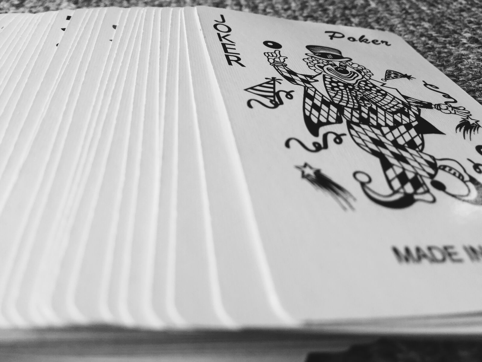 iPhone 6 Plus back camera 4.15mm f/2.2 sample photo. Cards, joker, black photography