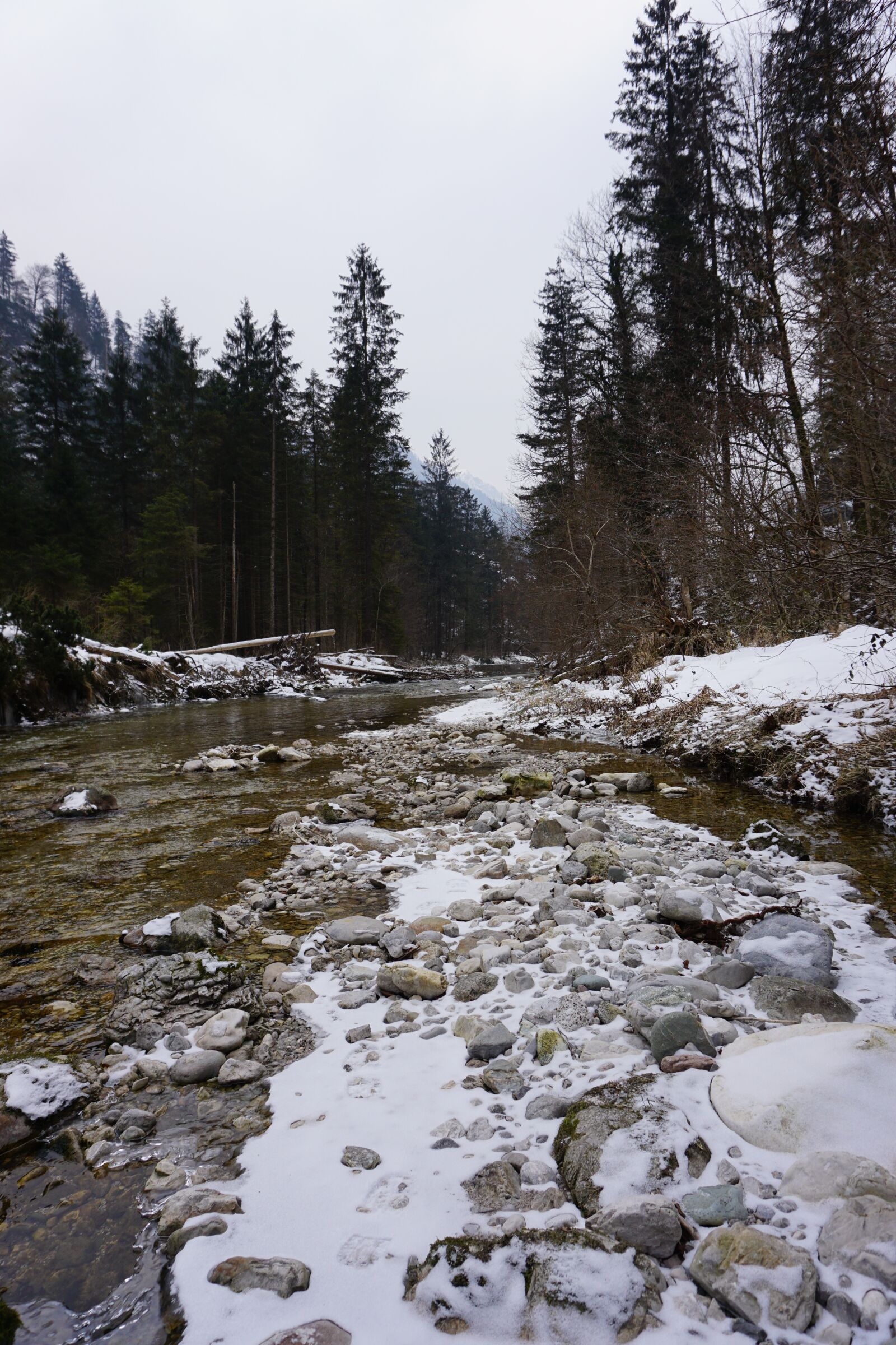 Sony a6000 sample photo. Winter, river, cold photography
