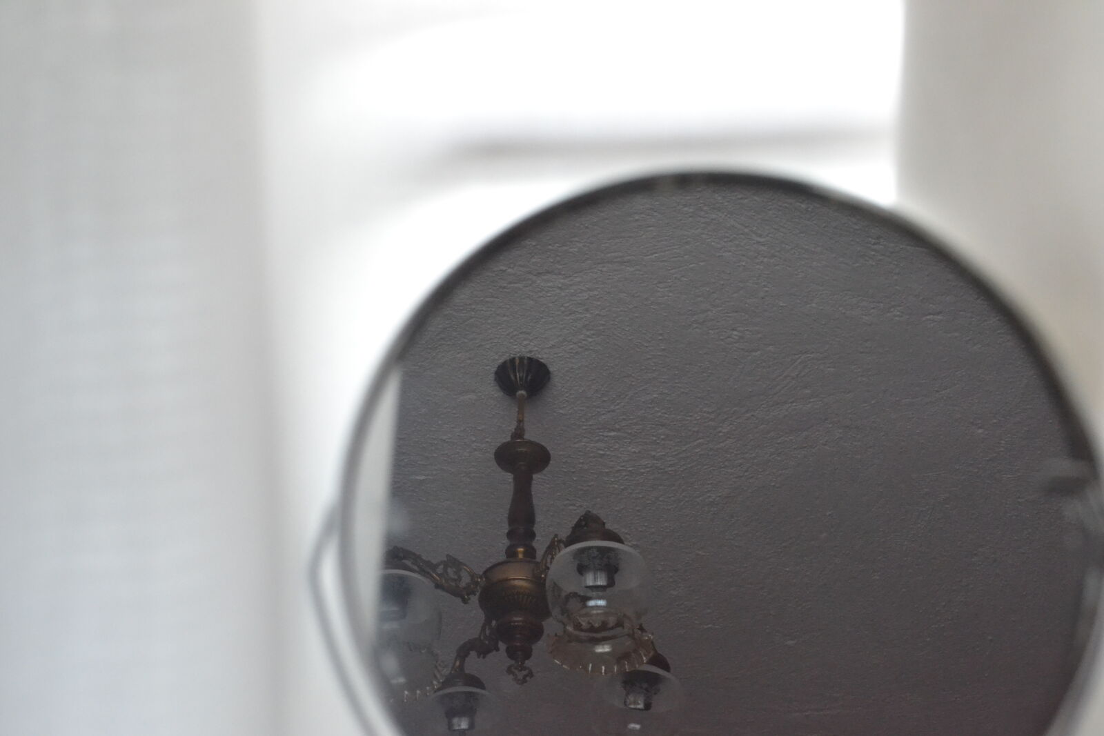 Nikon D3100 sample photo. Chandelier, mirror photography