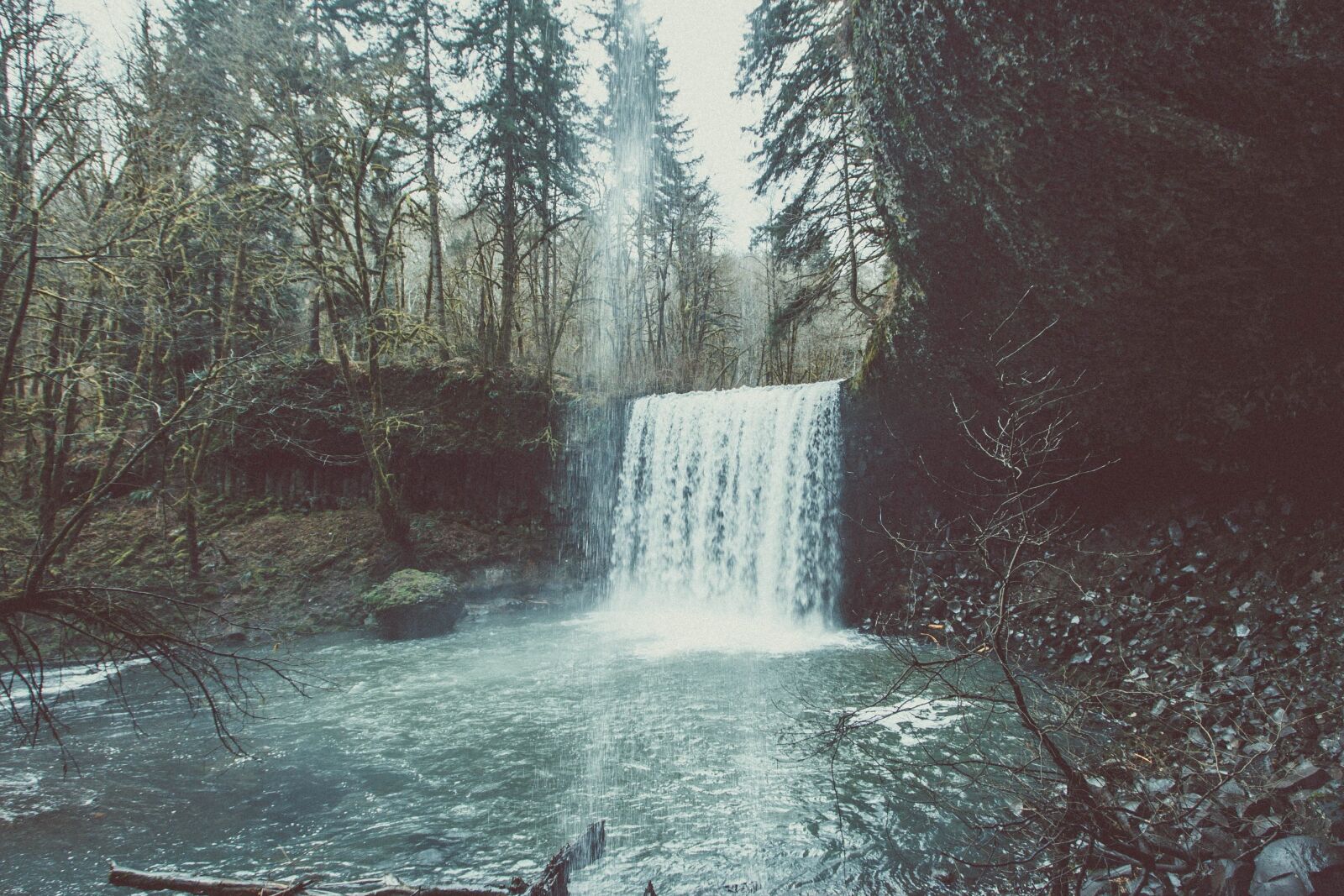 Canon EOS 50D sample photo. Waterfall, lake, water, landscape photography