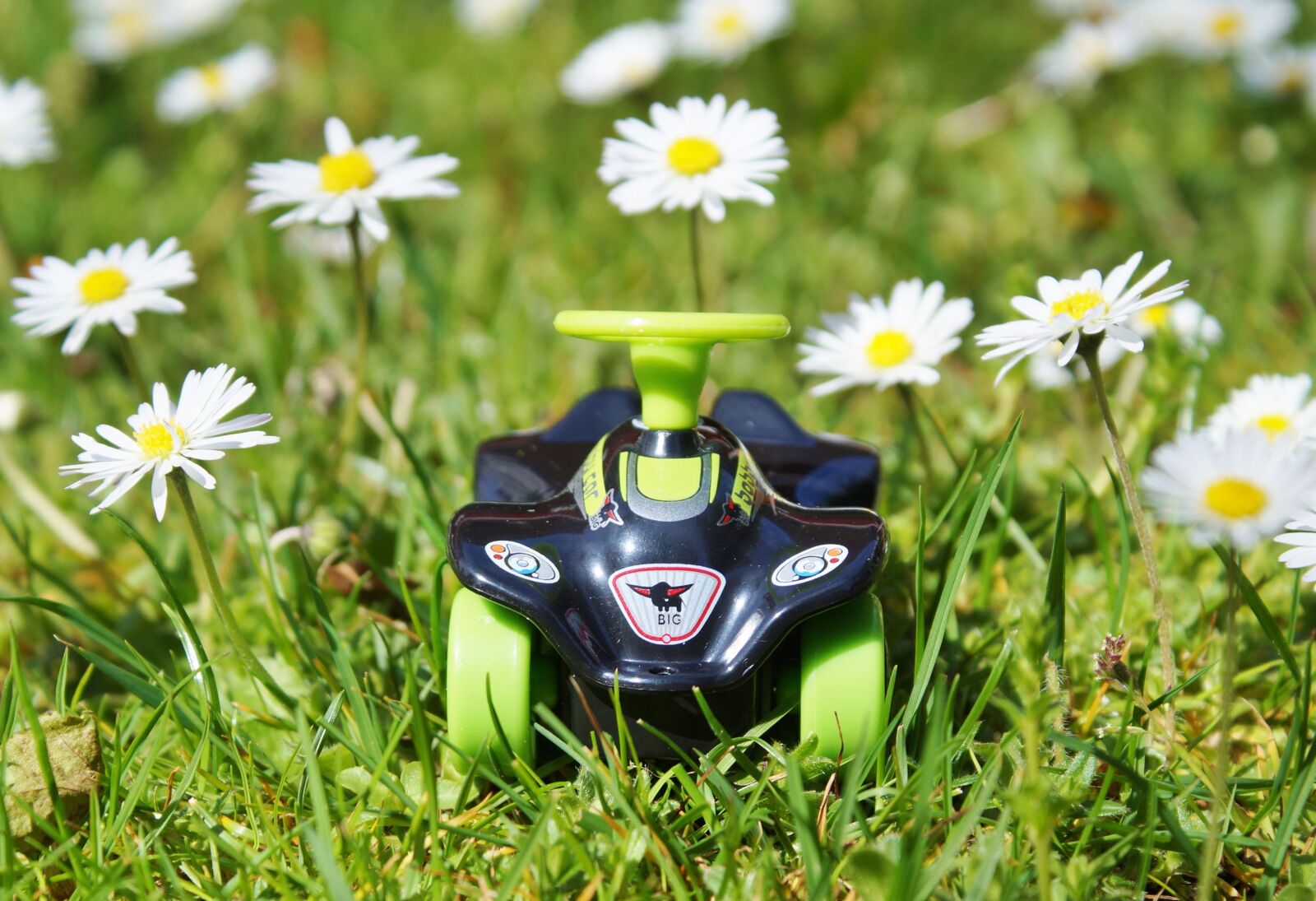Sony DT 18-70mm F3.5-5.6 sample photo. Toys, auto, bobby car photography