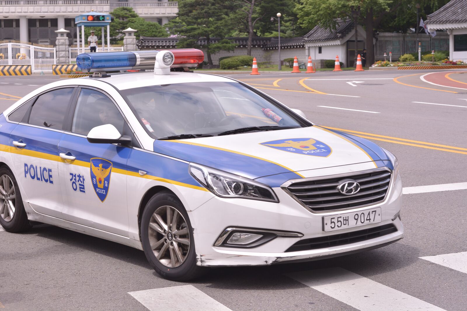 Nikon D7100 sample photo. Police, car, korea photography