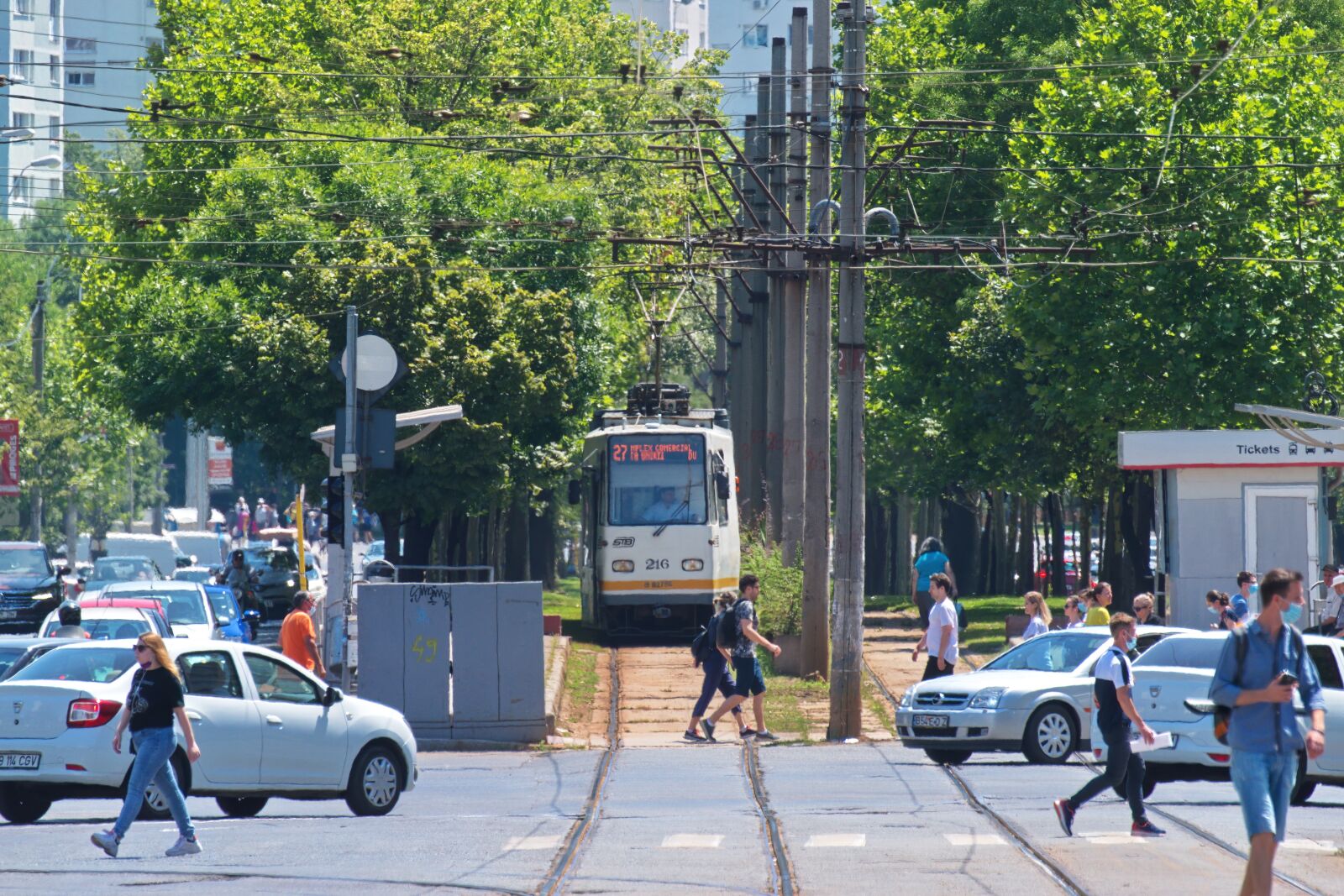 Nikon D5300 sample photo. The tramway, tram lines photography
