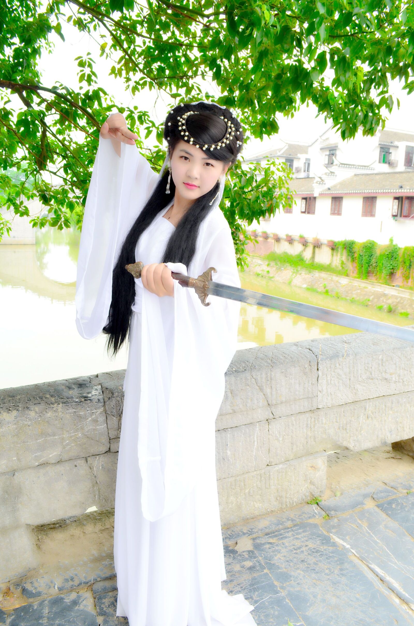 Nikon D5100 sample photo. Ancient costume, zen, sword photography