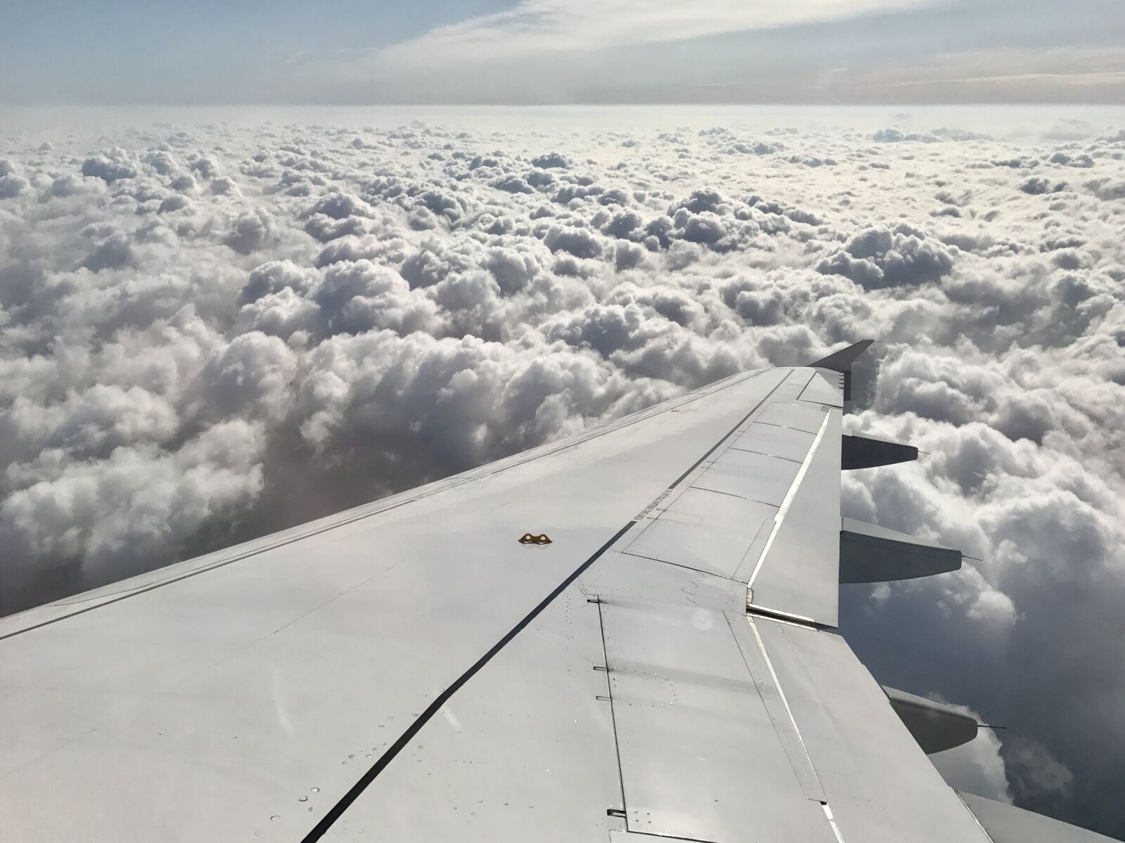 Apple iPhone 7 sample photo. Aircraft, clouds, sky photography