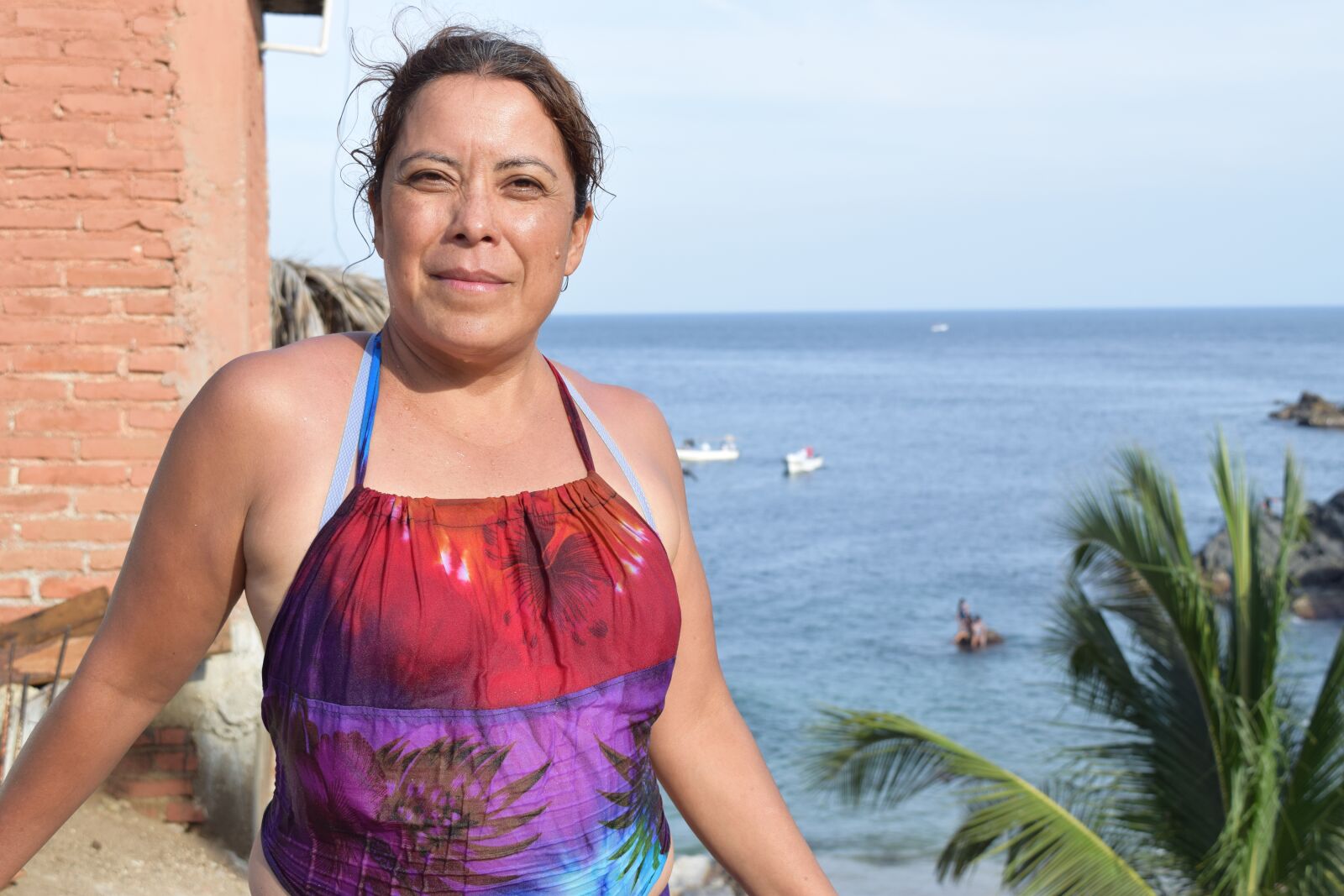 Nikon D3300 sample photo. Woman, beach, oaxaca photography