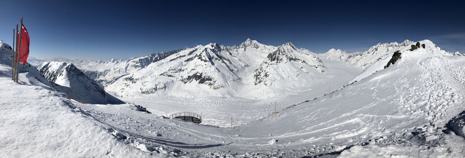 iPhone X back camera 4mm f/1.8 sample photo. Glacier, aletsch, eiger photography
