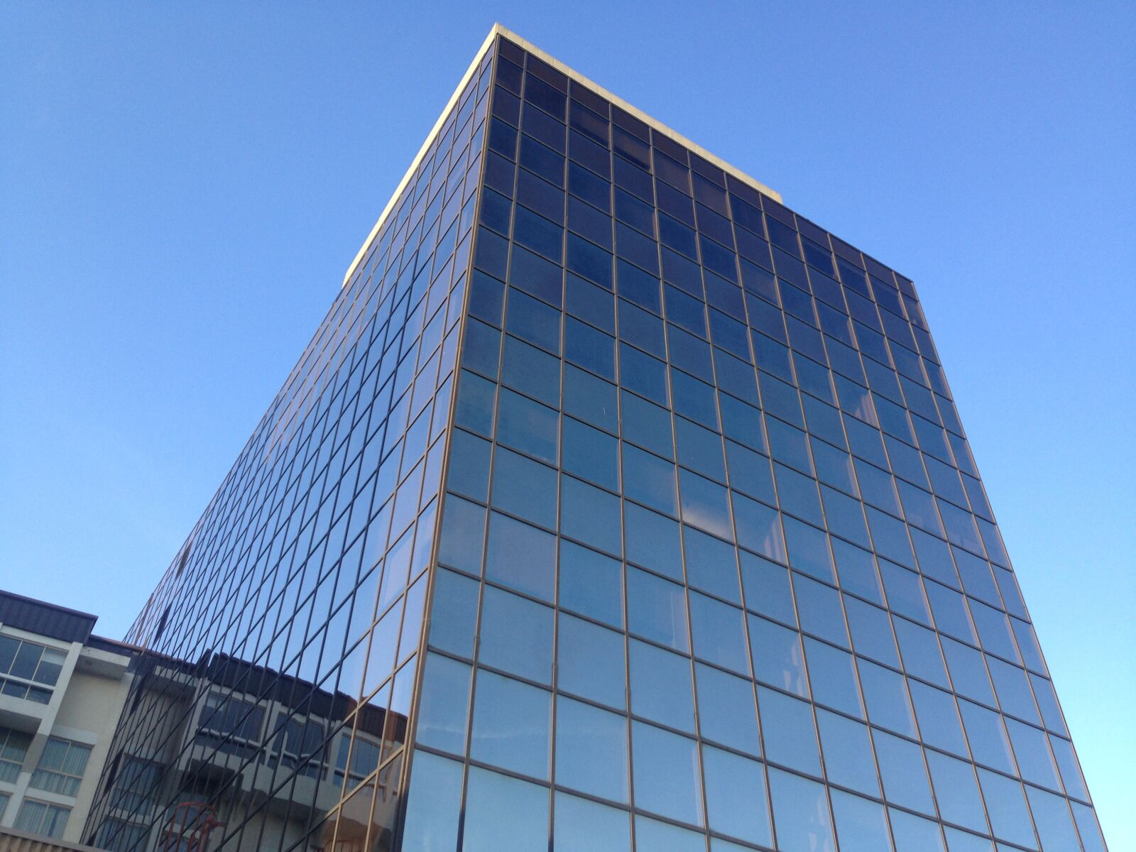 iPhone 5c back camera 4.12mm f/2.4 sample photo. Glass, building, maryland photography