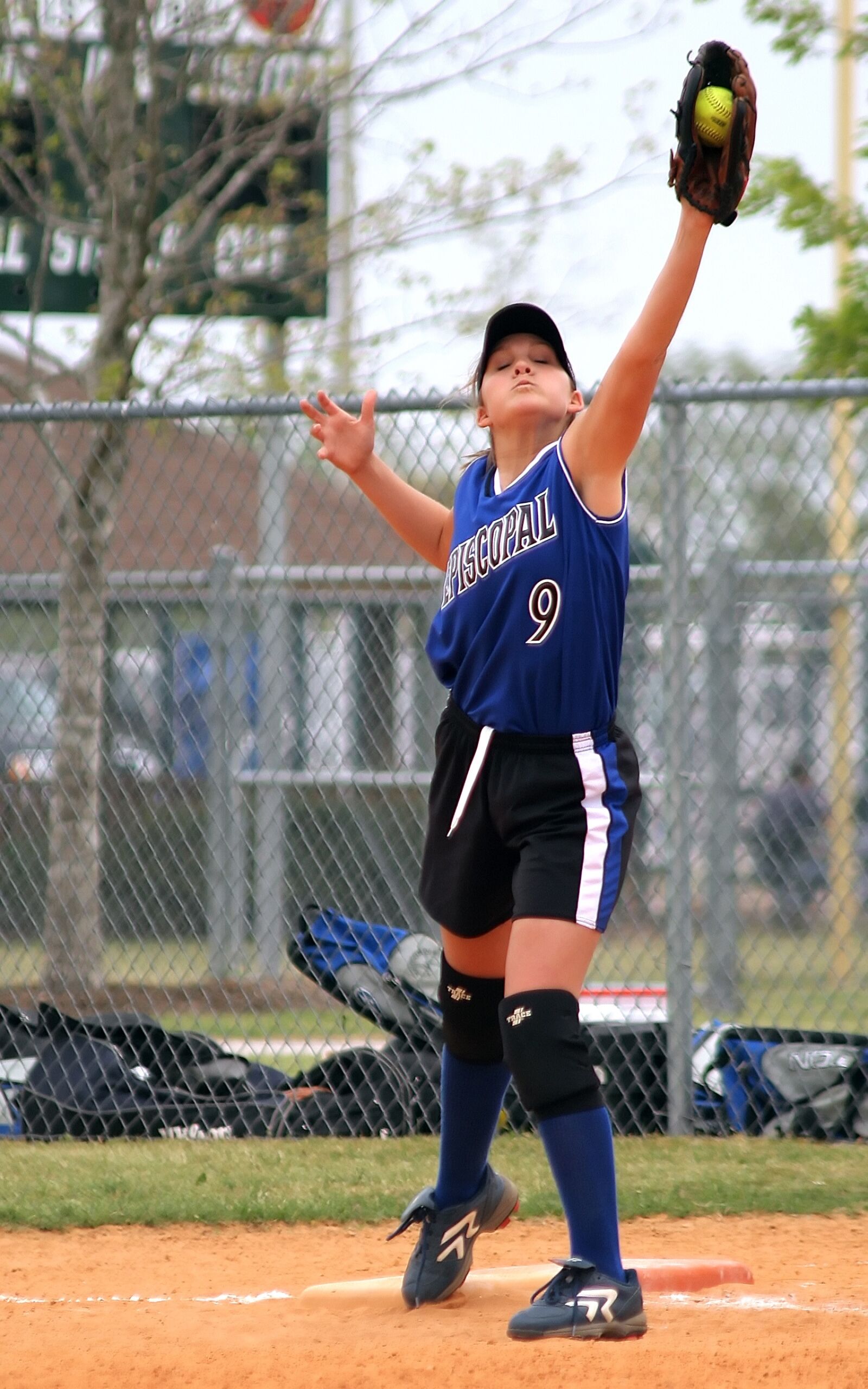 Canon EOS 20D sample photo. Softball, girls softball, first photography