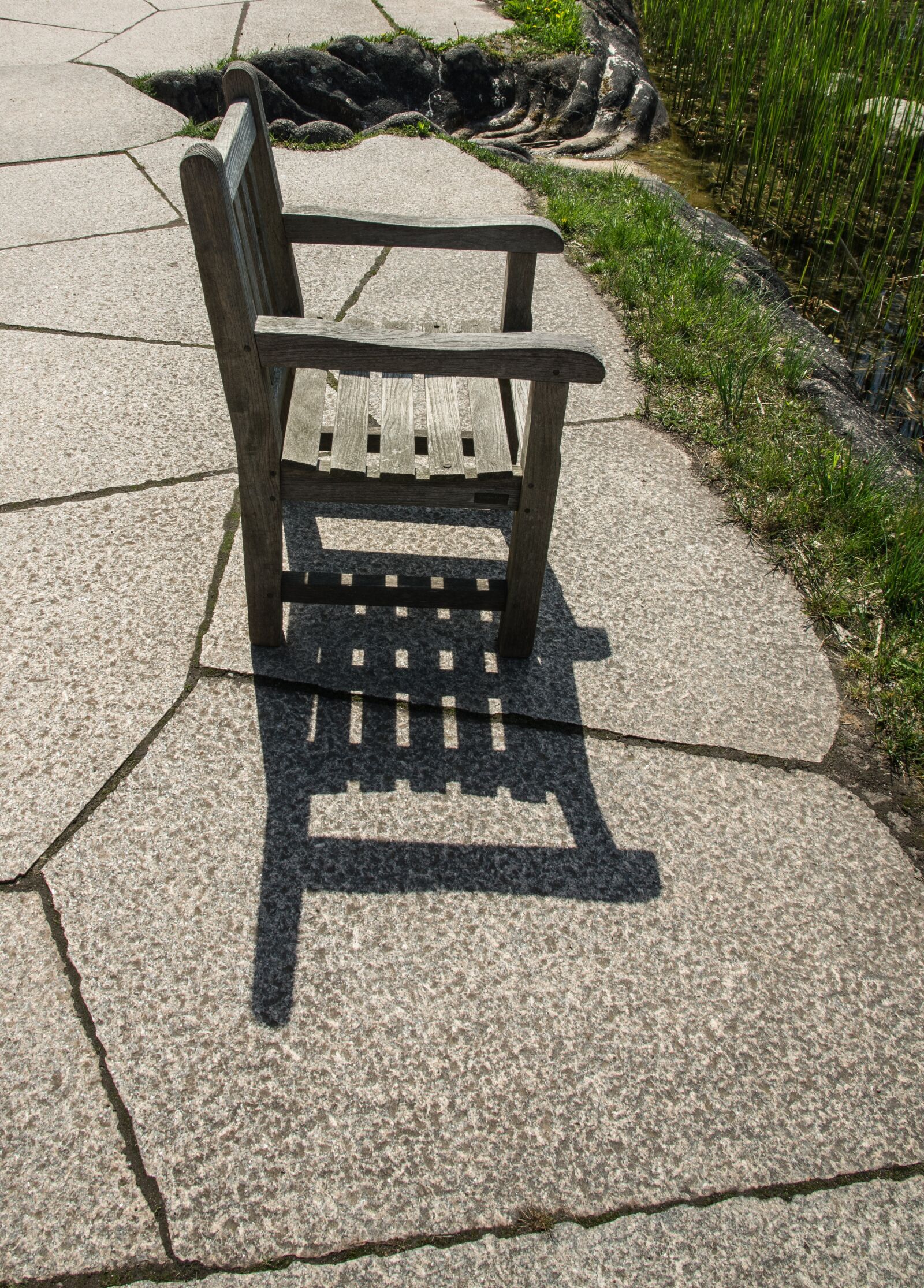 Pentax K-3 sample photo. Path, patch, chair photography