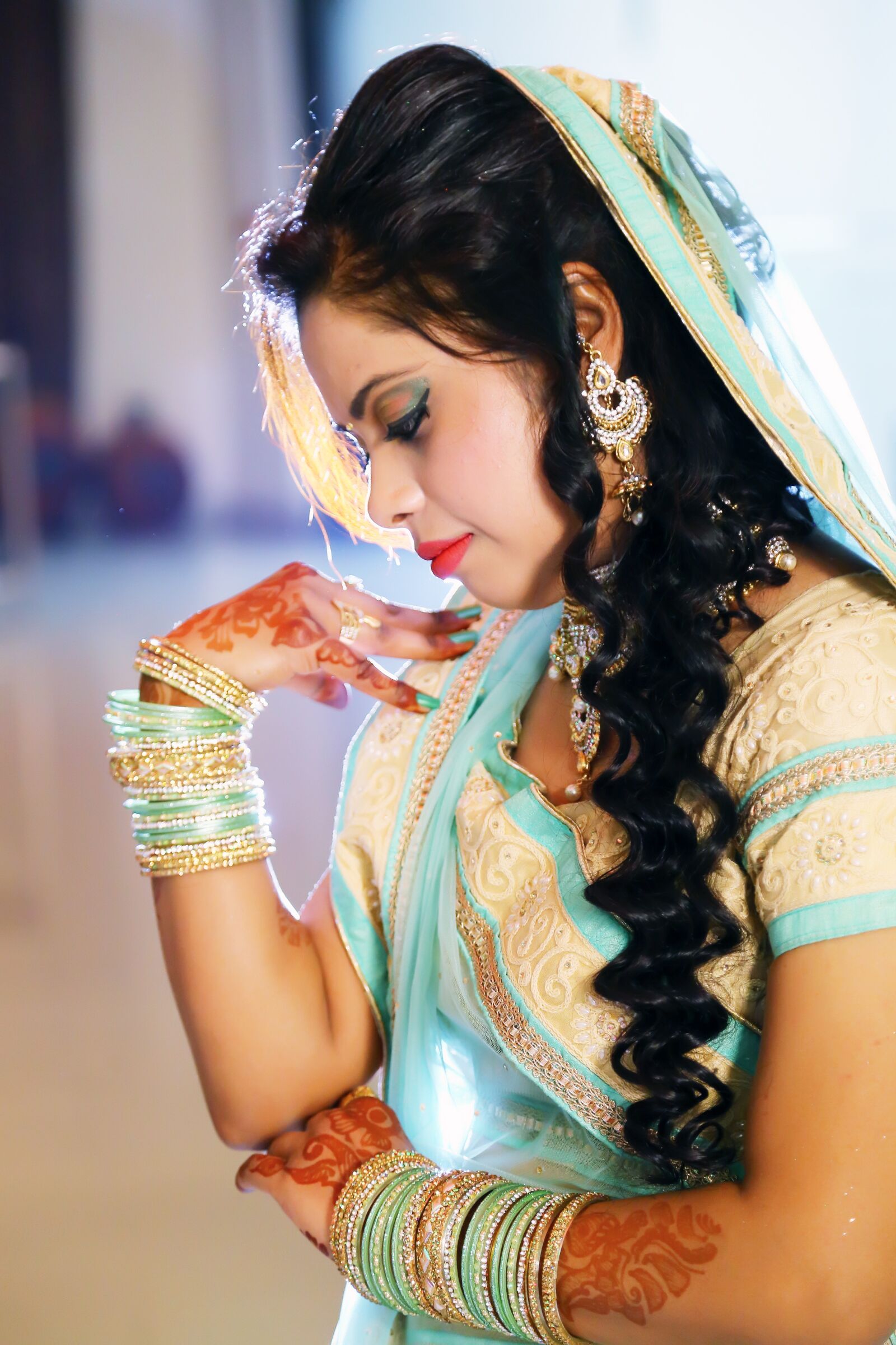 Canon EOS 6D + Canon EF 24-105mm F4L IS USM sample photo. Weeding, indian weeding girl photography