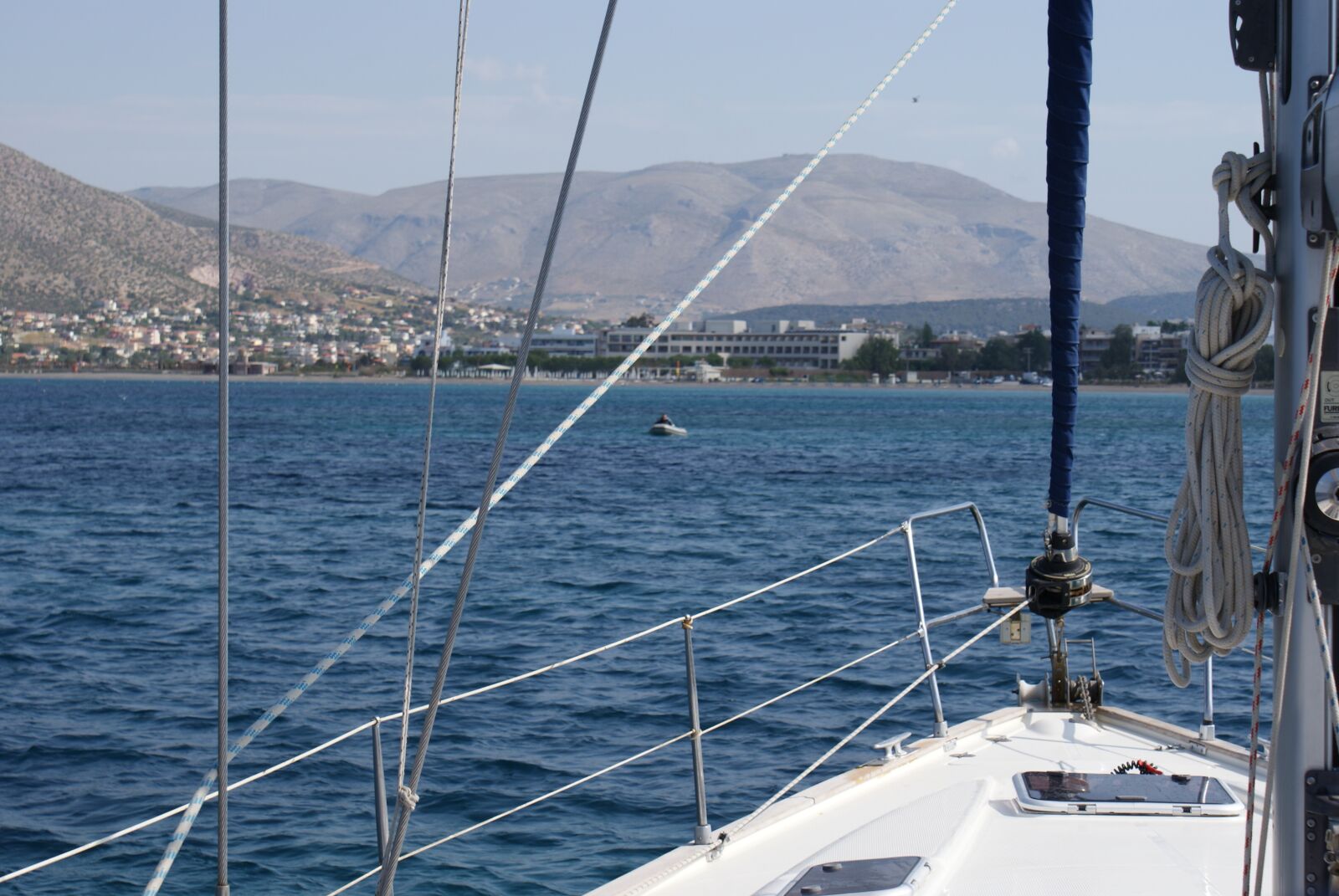 Sony Alpha DSLR-A200 sample photo. Ship, bay, sea photography