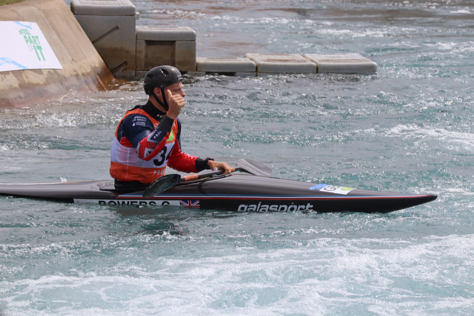 Canon EF-M 55-200mm F4.5-6.3 IS STM sample photo. Canoeing, canoe slalom, river photography