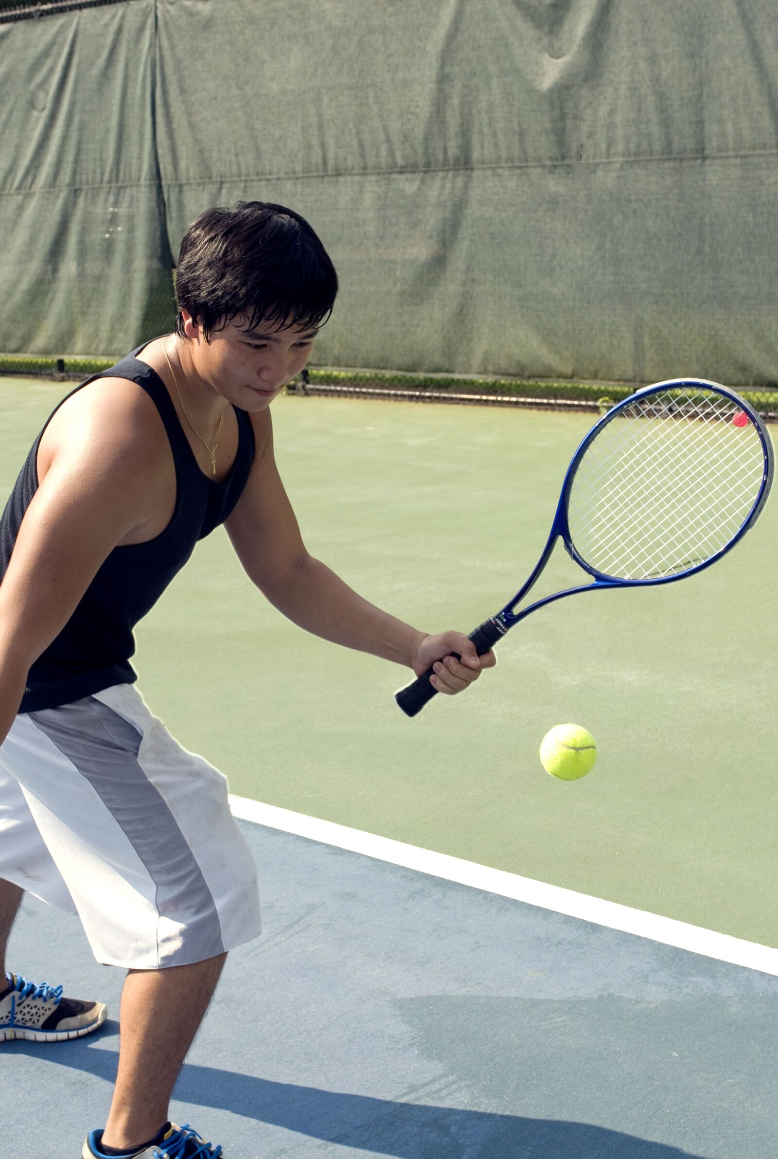 Nikon D300 sample photo. Boy, sport, play, tennis photography