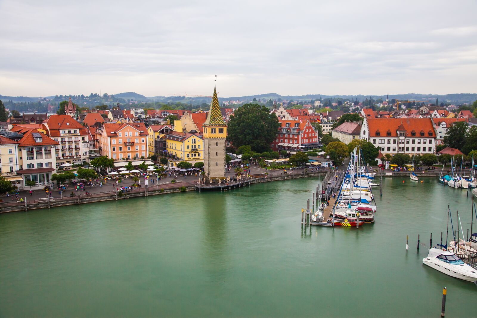 Canon EOS 5D Mark II sample photo. Lindau, lake constance, port photography