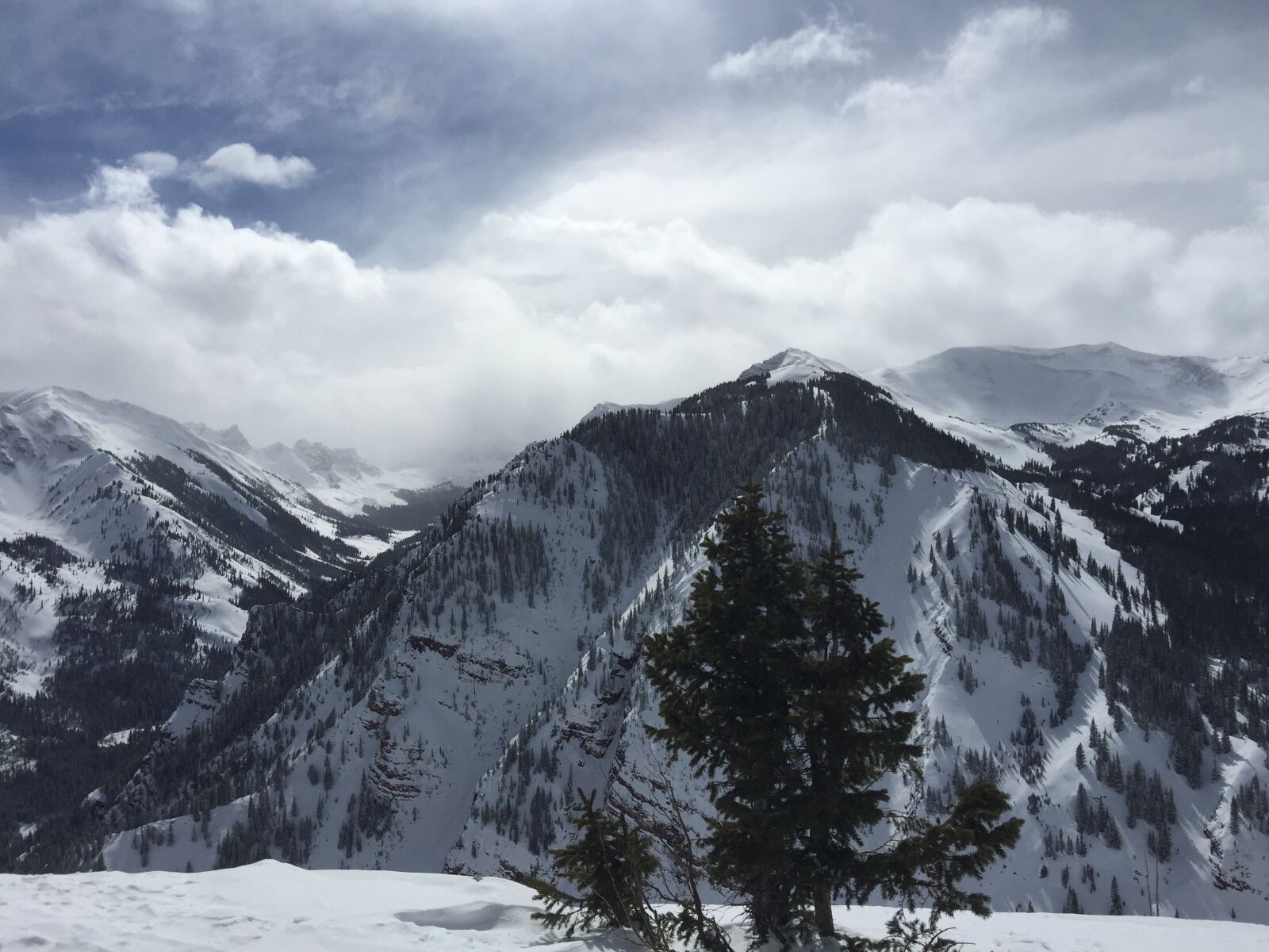 iPhone 6 Plus back camera 4.15mm f/2.2 sample photo. Snow, mountain, aspen photography
