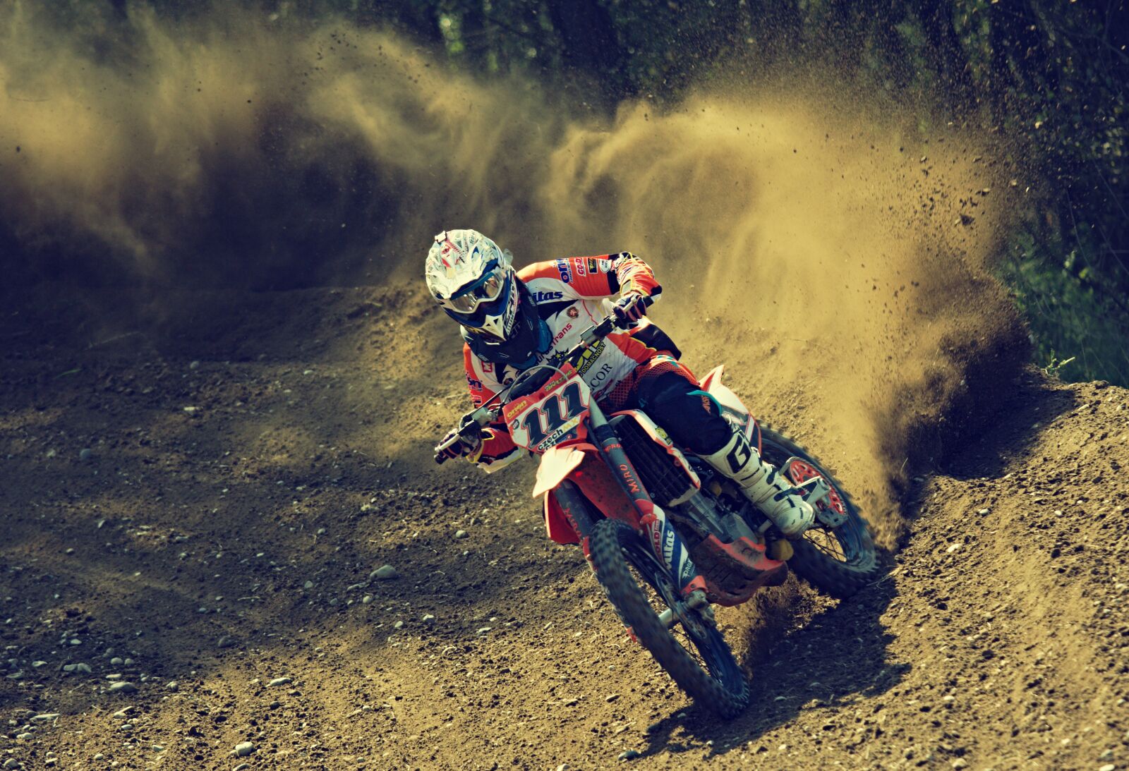 Canon EOS 60D + Canon EF 70-200mm F4L IS USM sample photo. Bike, rider, cross, dirtbiker photography