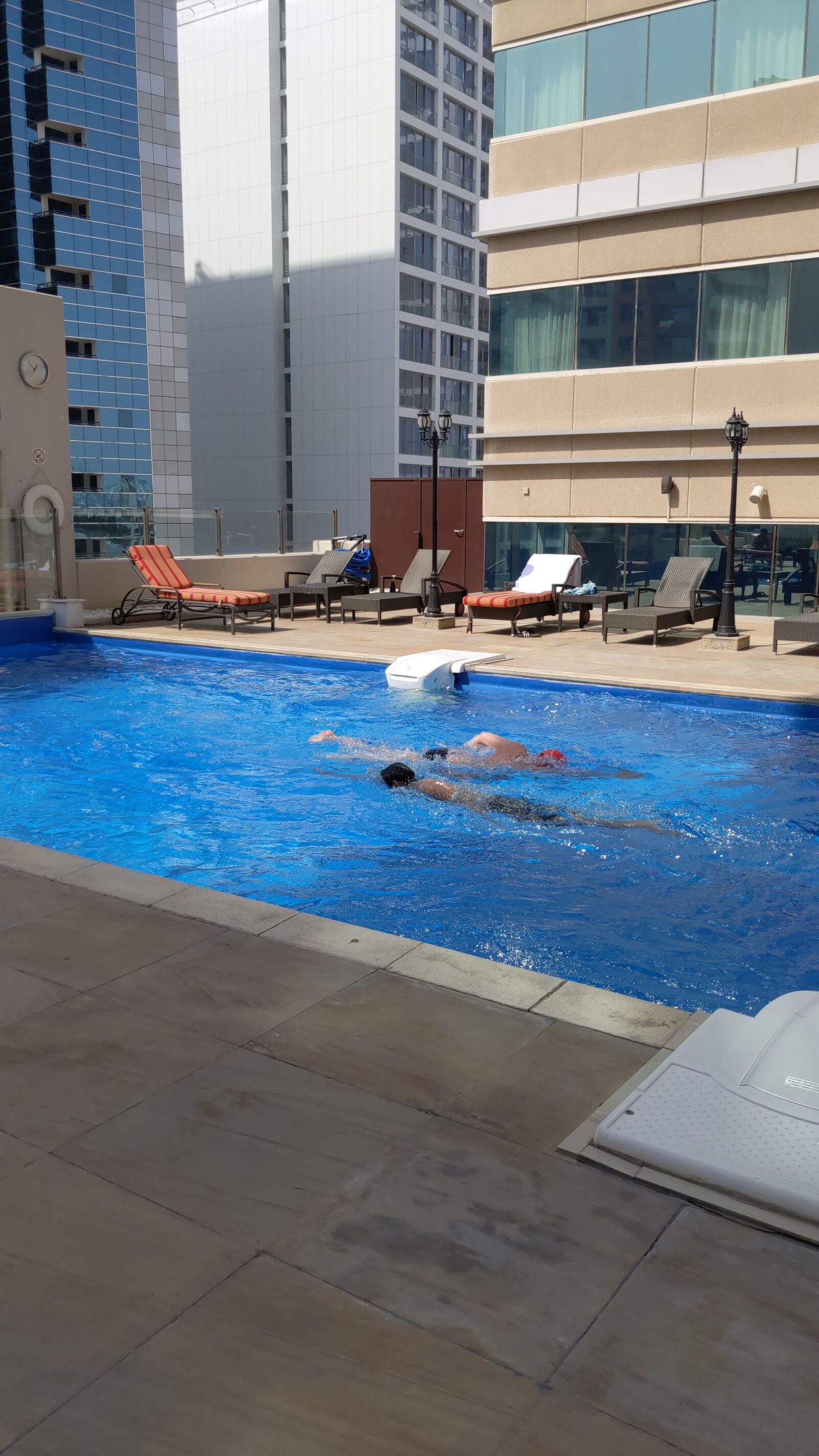 Google Pixel 4 sample photo. Swimming pool, exact swimming photography