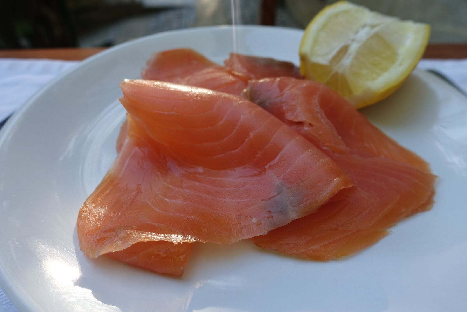 Sony Cyber-shot DSC-RX100 IV sample photo. Fresh smoked salmon, salmon photography