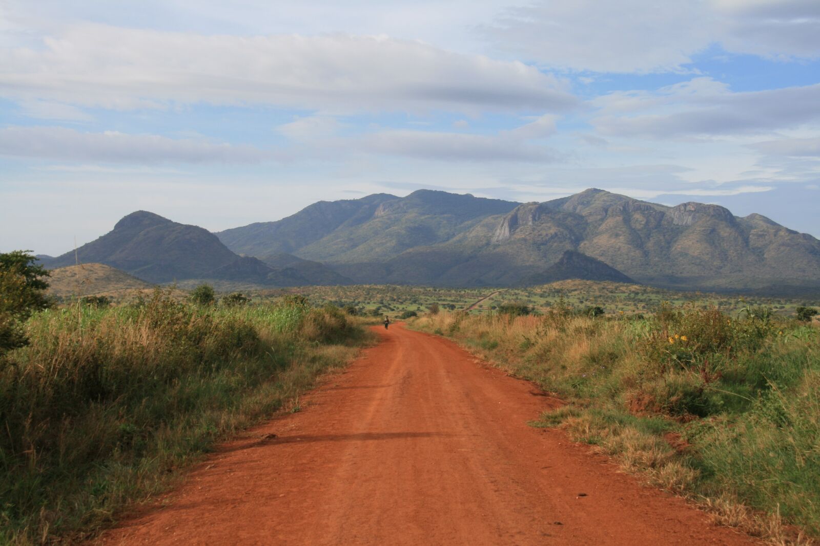 Canon EOS 400D (EOS Digital Rebel XTi / EOS Kiss Digital X) sample photo. Africa, sand road, horizon photography