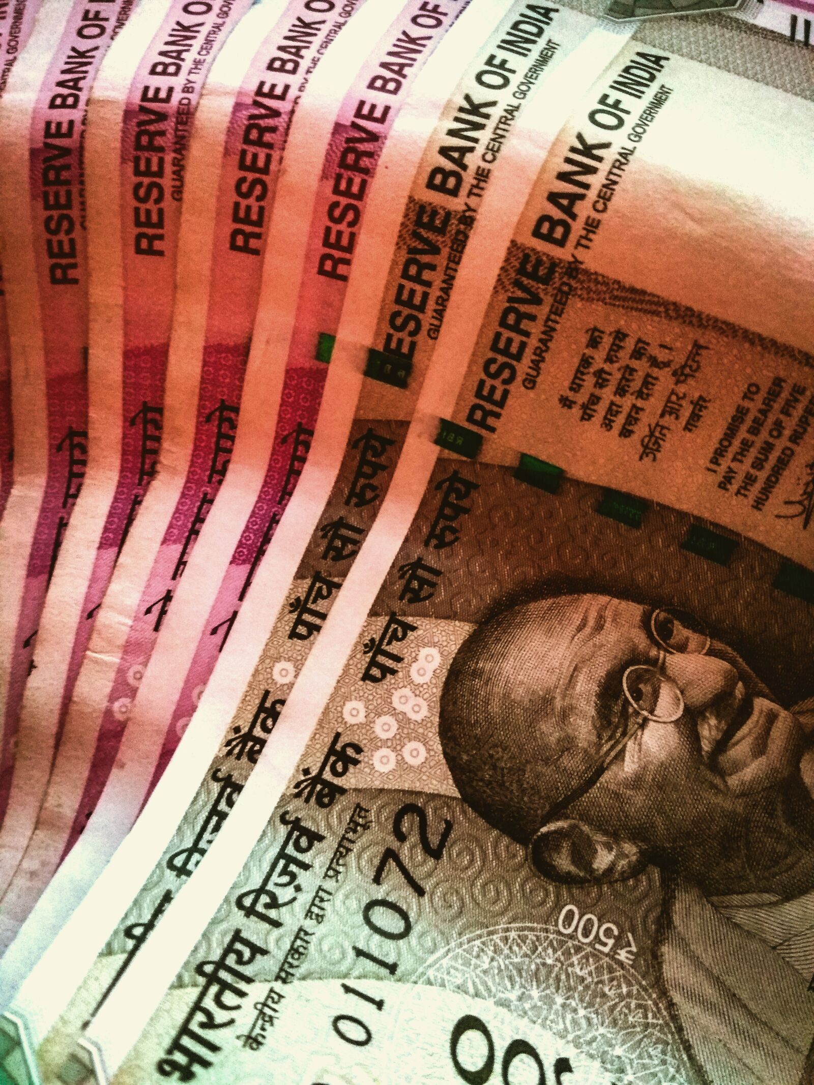 Xiaomi Redmi Note 4 sample photo. India, currency, money photography