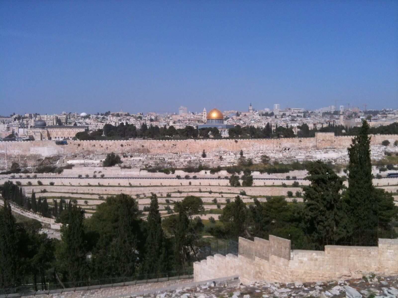 Apple iPhone 3GS sample photo. Jerusalem, dome of the photography