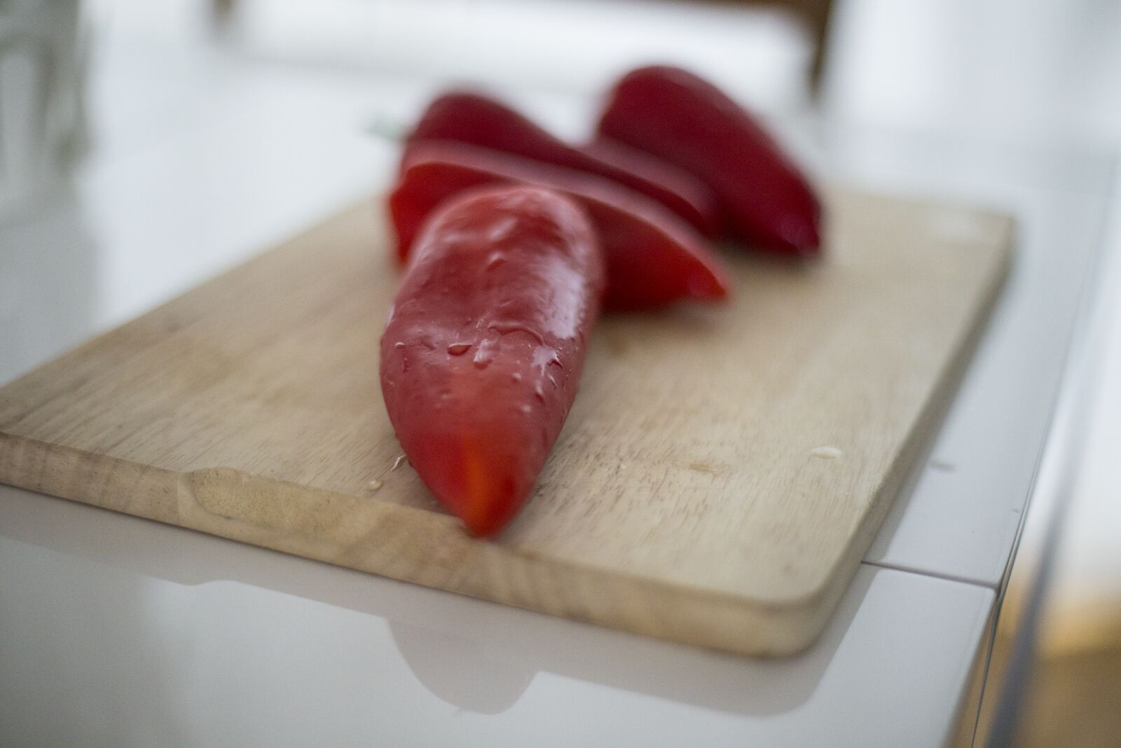 Canon EOS 6D + Canon EF 50mm F1.4 USM sample photo. Bell, pepper, cooking, food photography